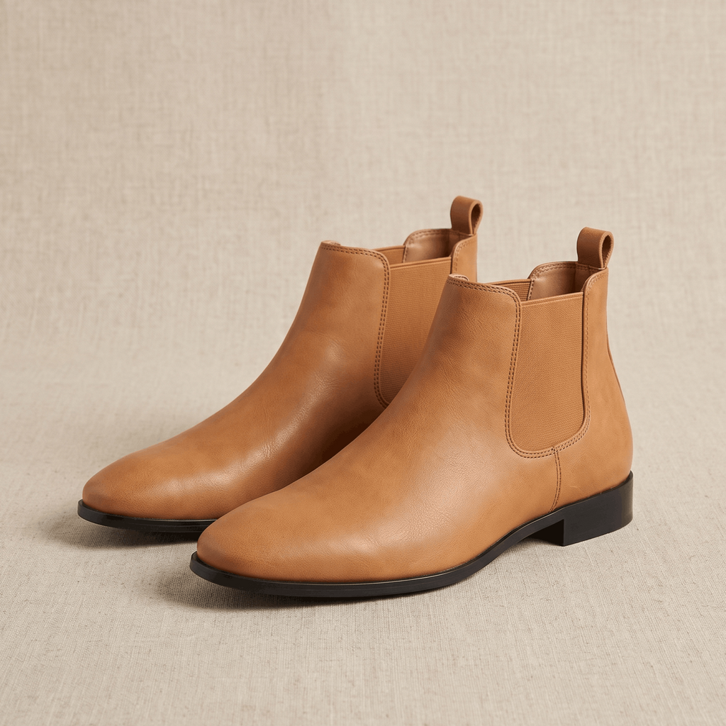 Clinton Chelsea Boots – Elastic Panel Cushioned Pull-Tab Ankle Boots