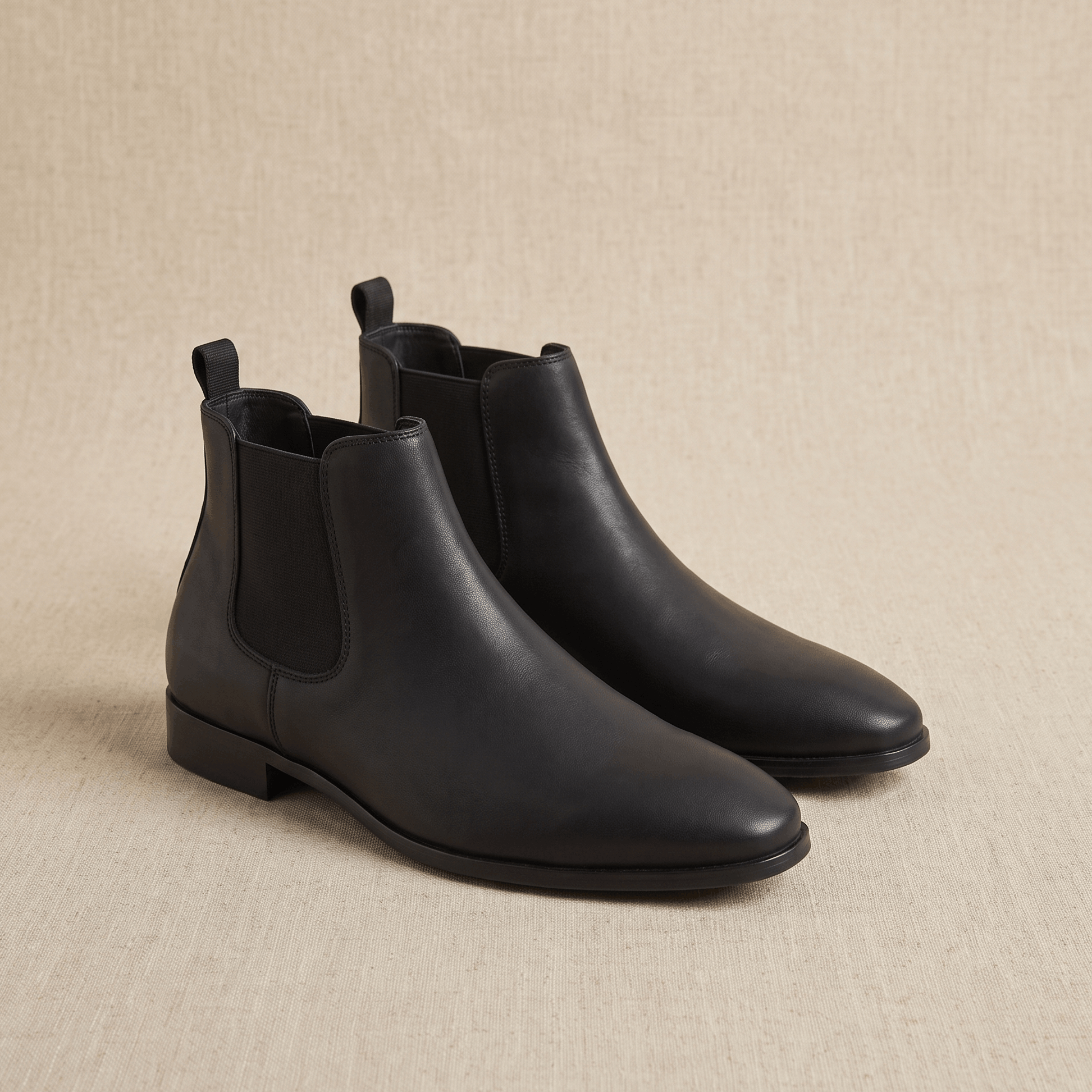 Clinton Chelsea Boots – Elastic Panel Cushioned Pull-Tab Ankle Boots