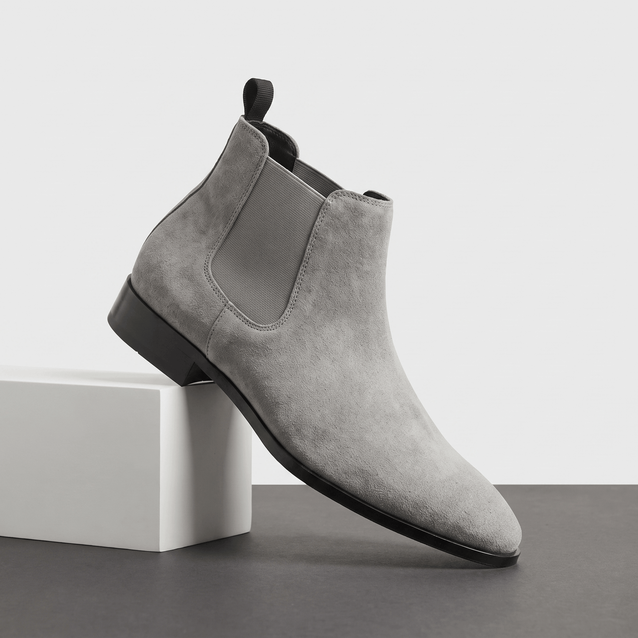 Clinton Chelsea Boots – Elastic Panel Cushioned Pull-Tab Ankle Boots