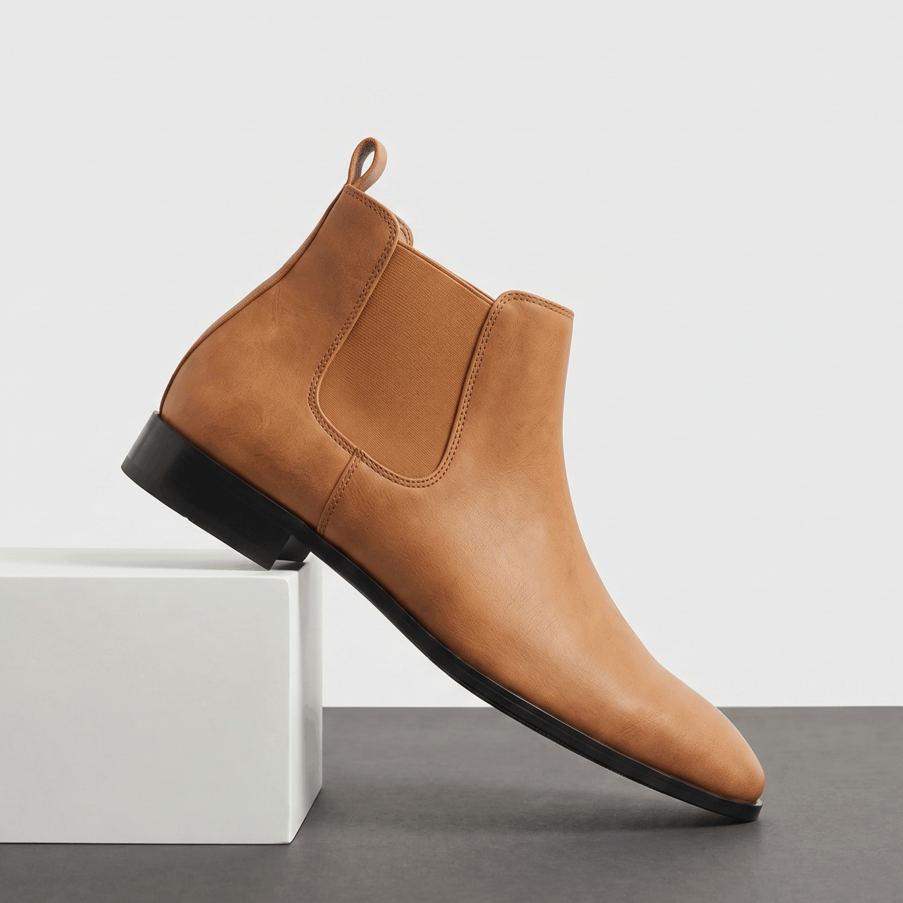 Clinton Chelsea Boots – Elastic Panel Cushioned Pull-Tab Ankle Boots