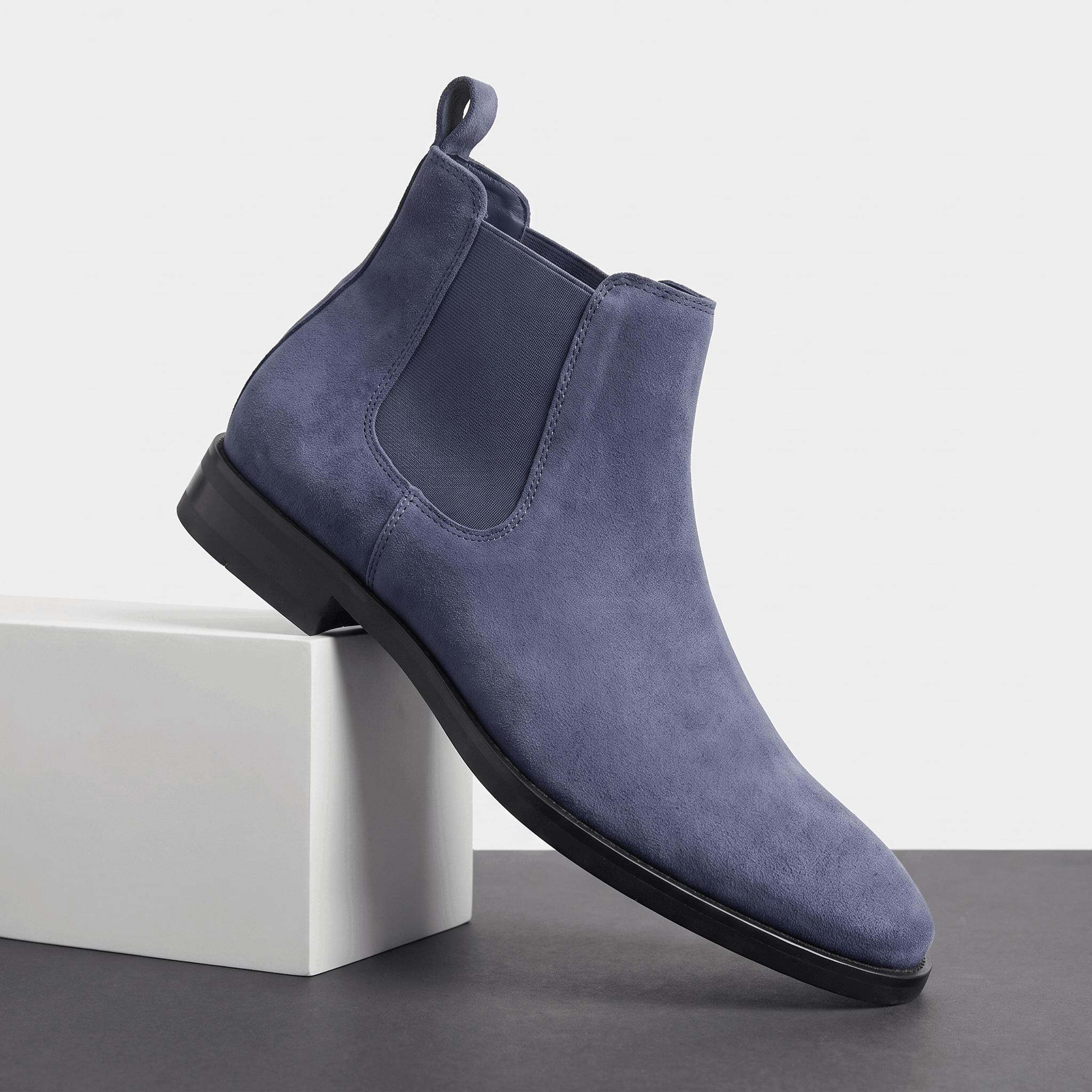 Clinton Chelsea Boots – Elastic Panel Cushioned Pull-Tab Ankle Boots