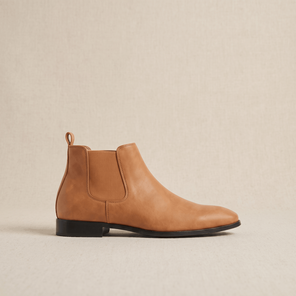 Clinton Chelsea Boots – Elastic Panel Cushioned Pull-Tab Ankle Boots