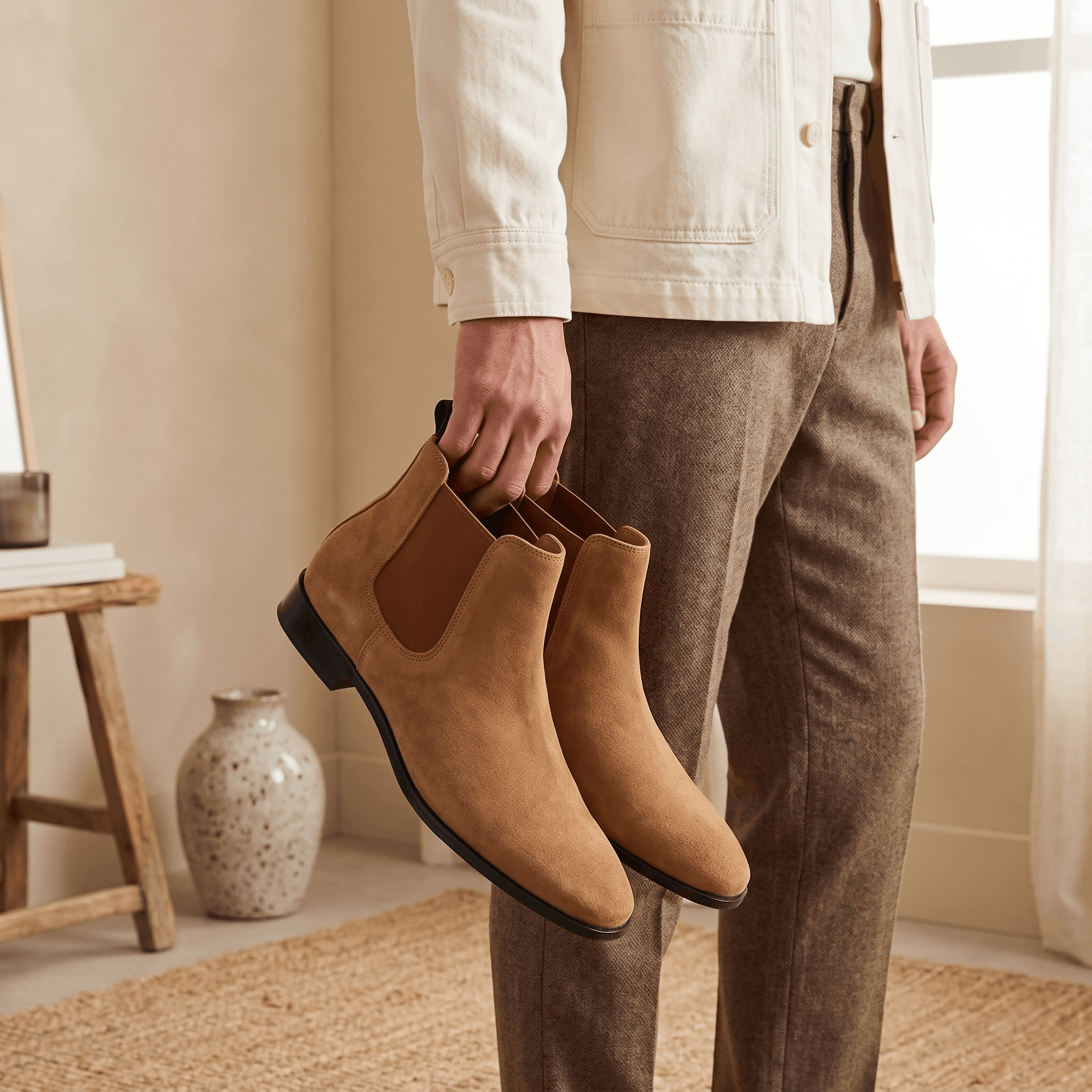 Clinton Chelsea Boots – Elastic Panel Cushioned Pull-Tab Ankle Boots