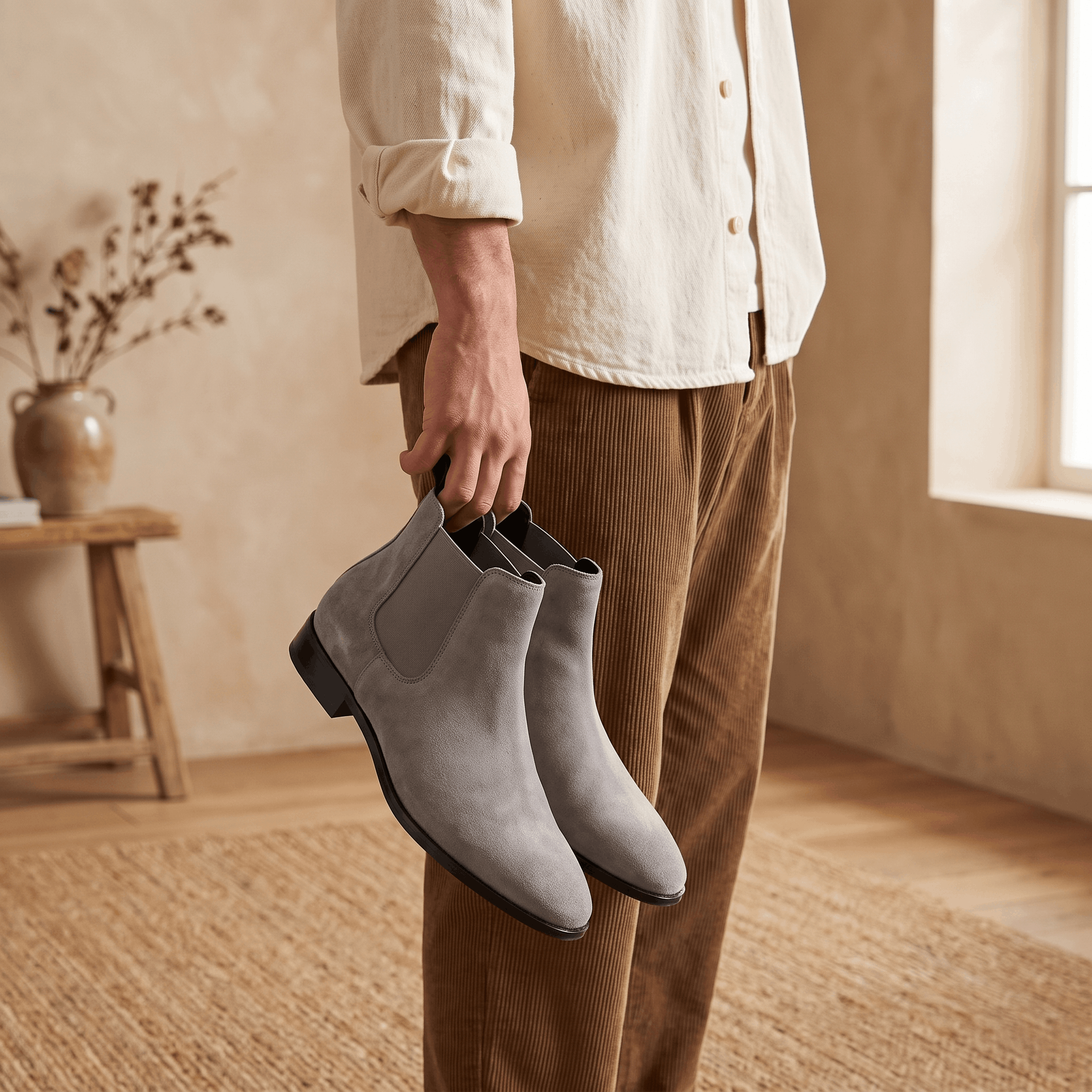 Clinton Chelsea Boots – Elastic Panel Cushioned Pull-Tab Ankle Boots