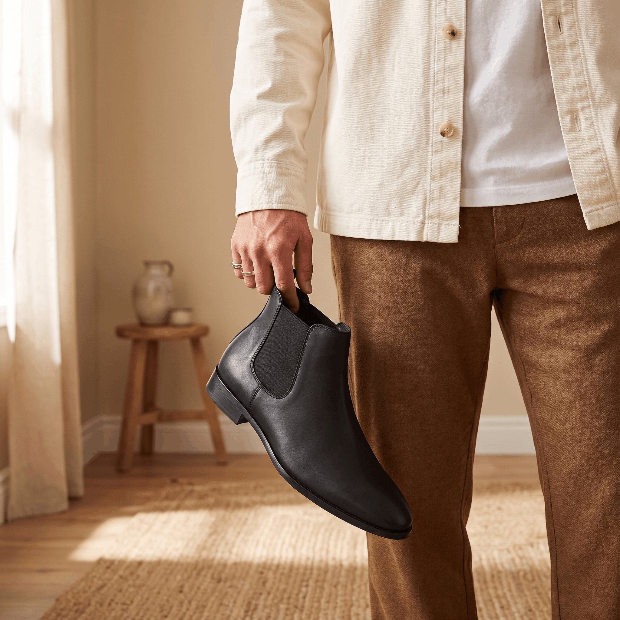 Clinton Chelsea Boots – Elastic Panel Cushioned Pull-Tab Ankle Boots