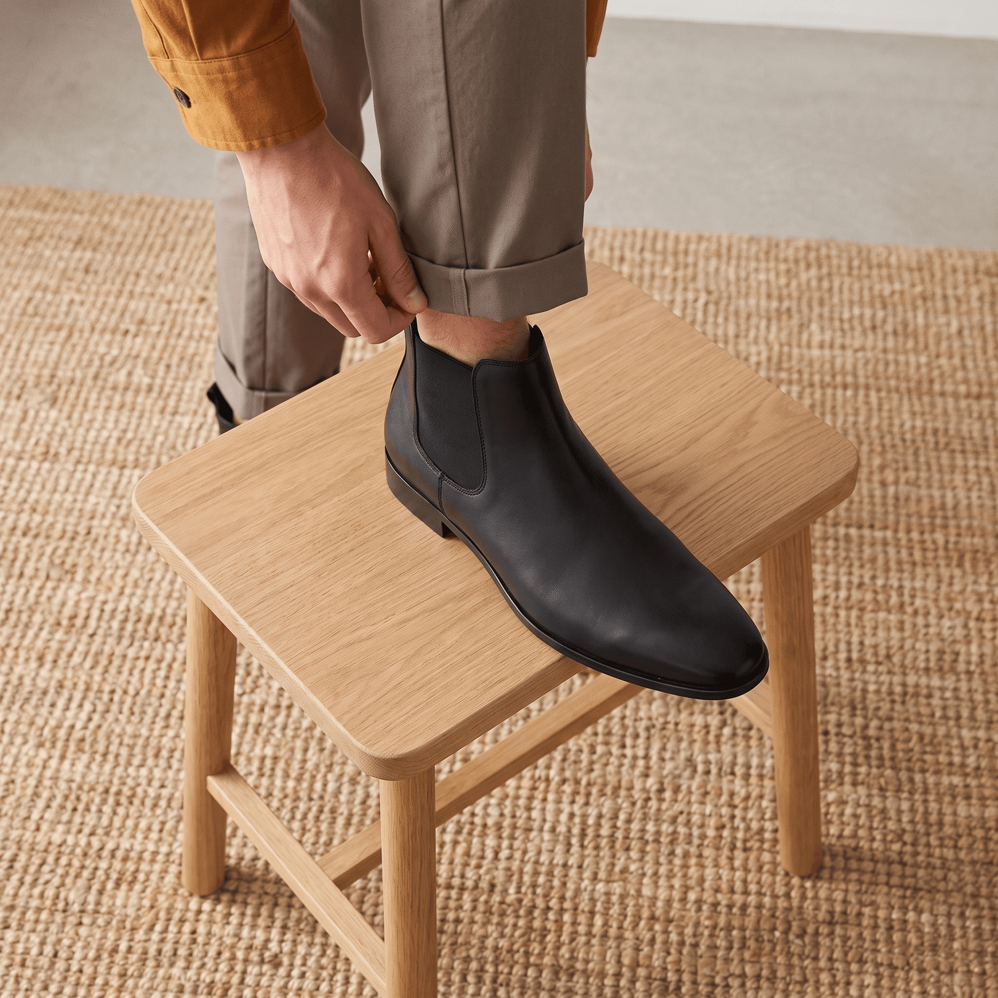 Clinton Chelsea Boots – Elastic Panel Cushioned Pull-Tab Ankle Boots