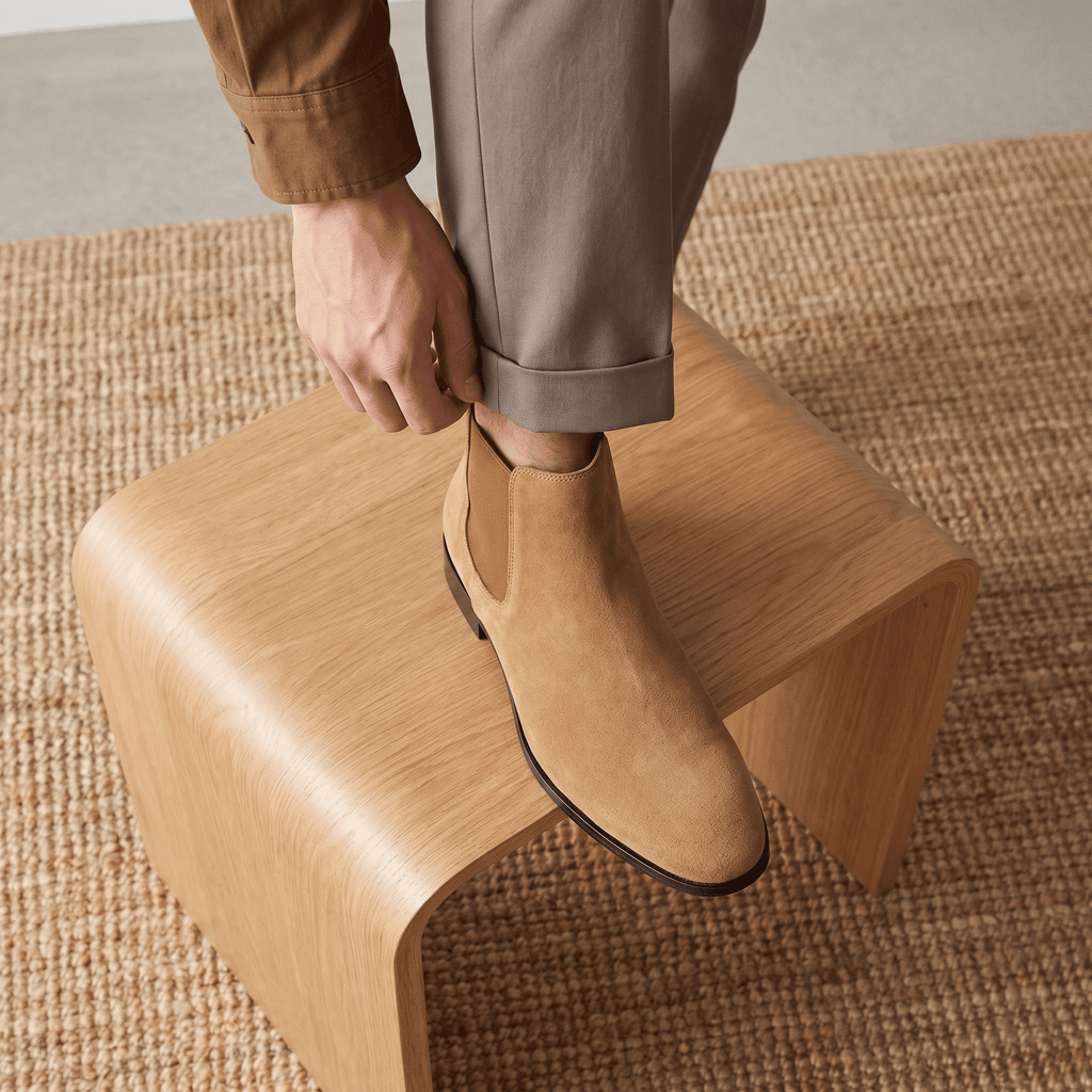 Clinton Chelsea Boots – Elastic Panel Cushioned Pull-Tab Ankle Boots