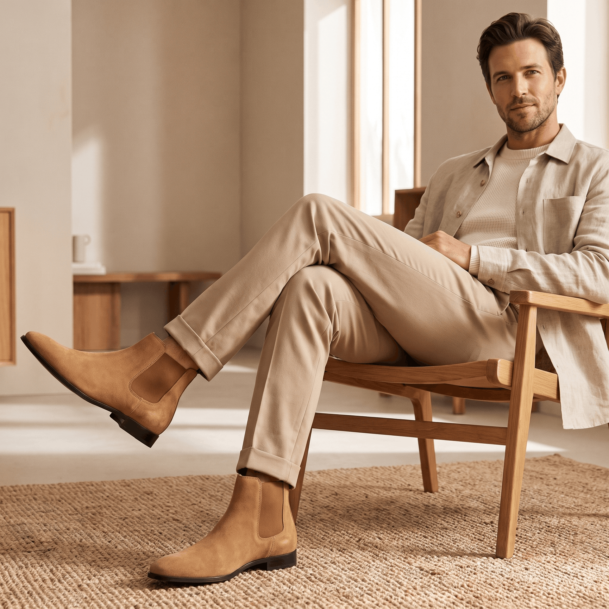 Clinton Chelsea Boots – Elastic Panel Cushioned Pull-Tab Ankle Boots