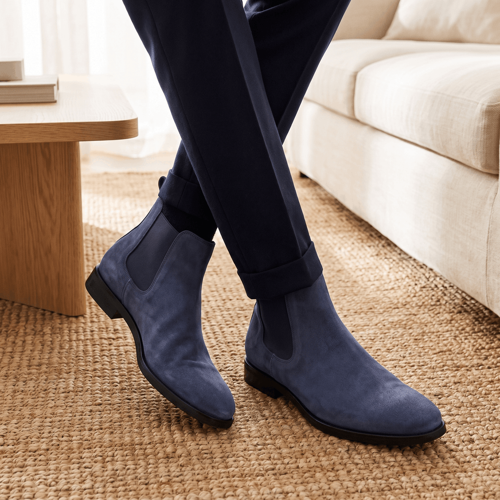 Clinton Chelsea Boots – Elastic Panel Cushioned Pull-Tab Ankle Boots