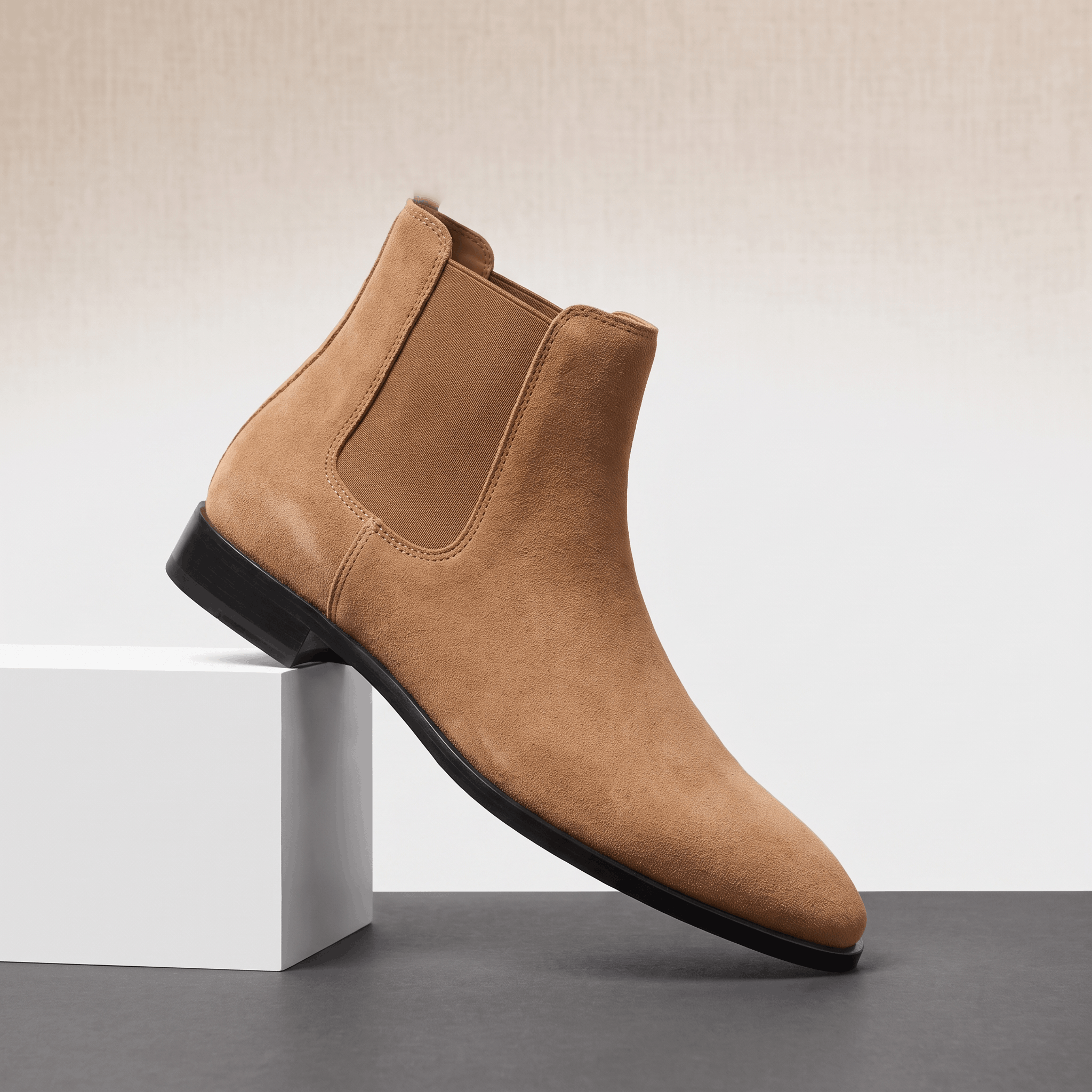 Clinton Chelsea Boots – Elastic Panel Cushioned Pull-Tab Ankle Boots