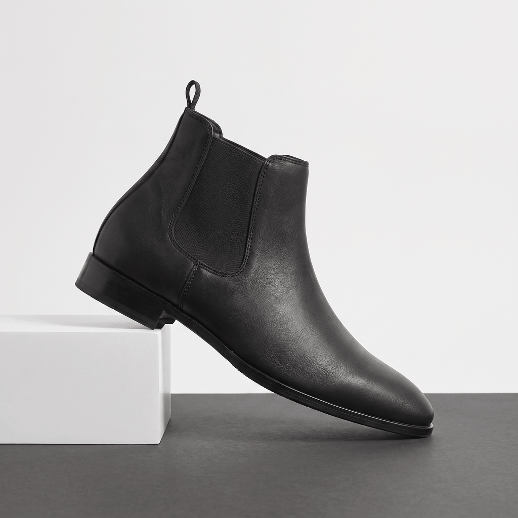 Clinton Chelsea Boots – Elastic Panel Cushioned Pull-Tab Ankle Boots
