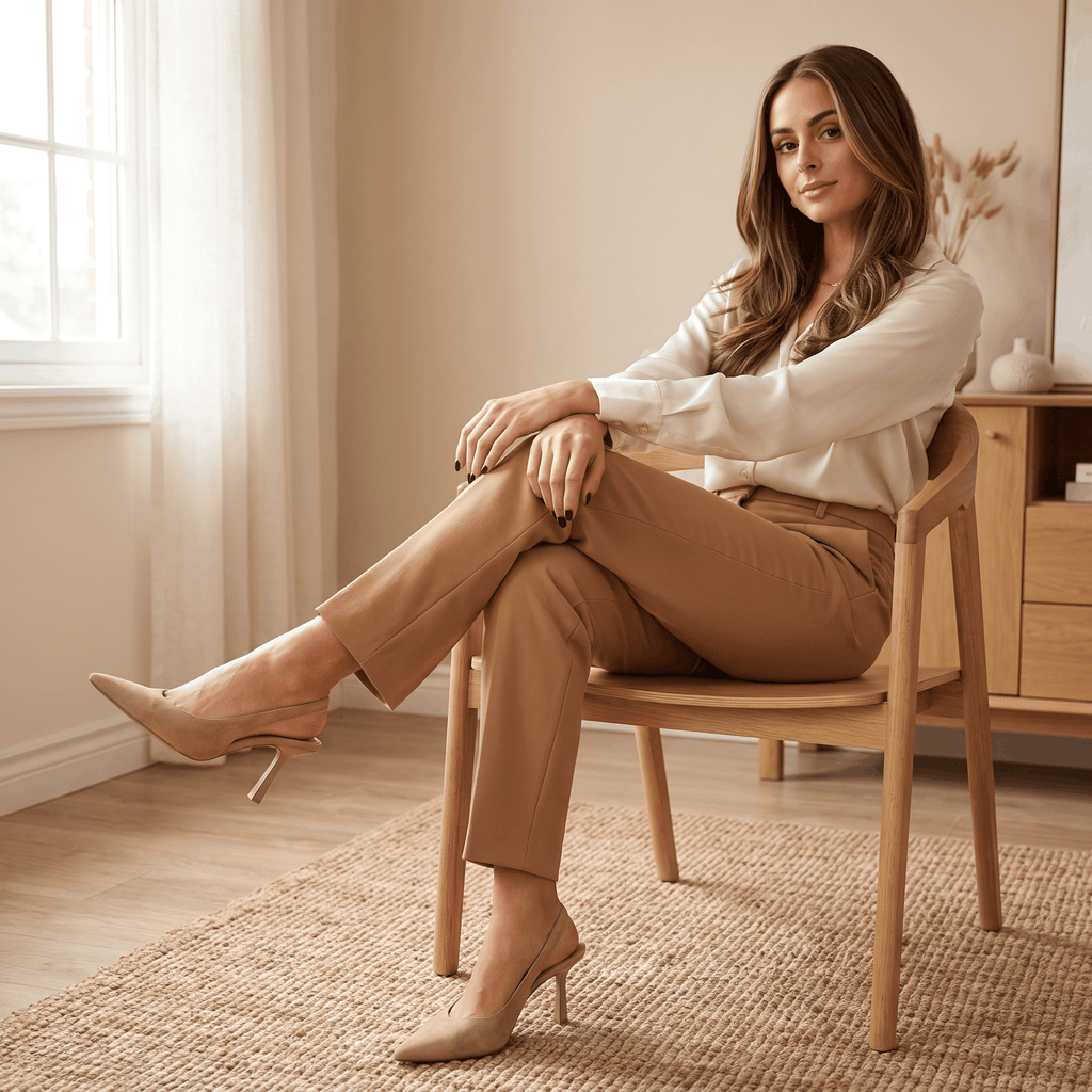Neve Slingback Heels – Pointed-Toe Stiletto Arch-Support Pumps