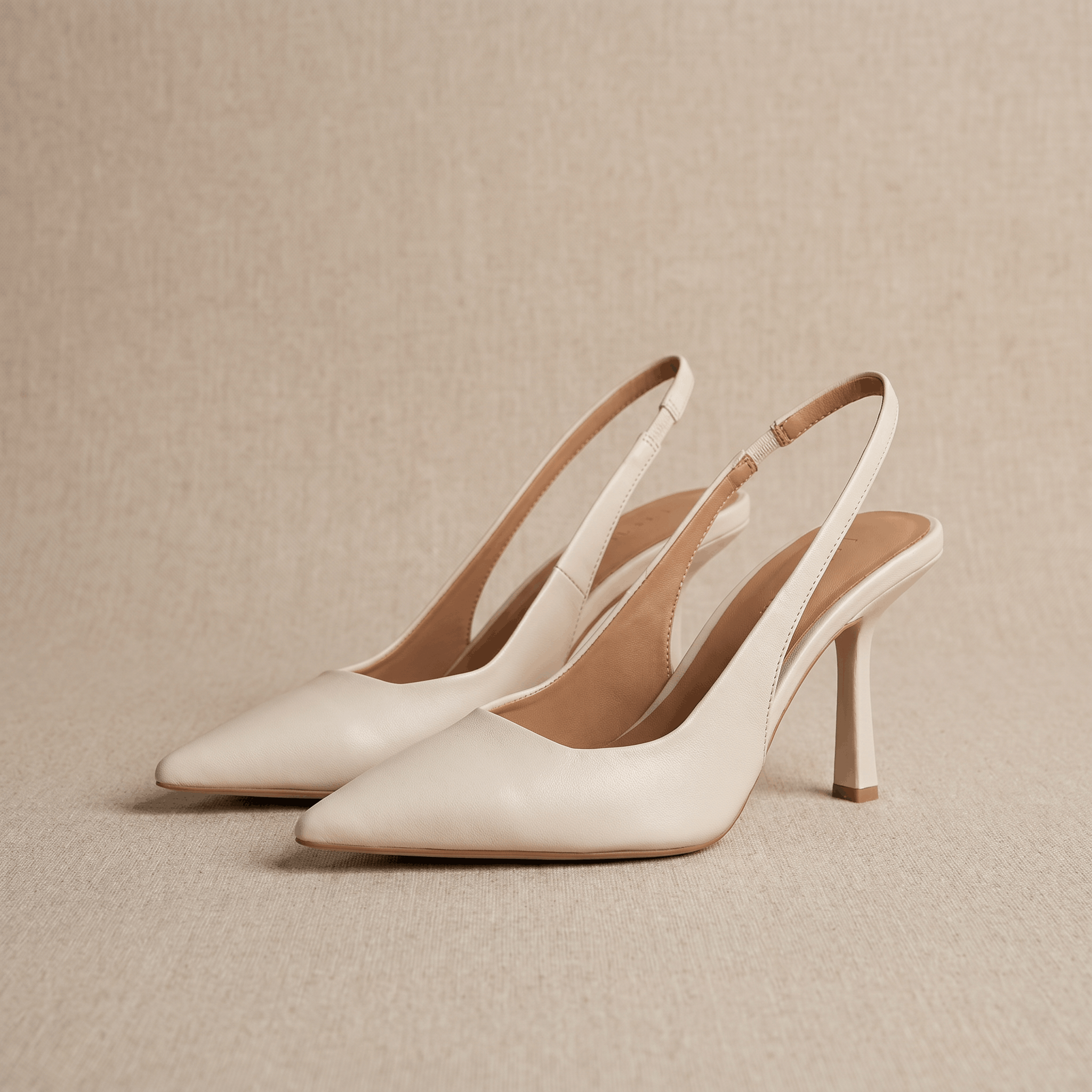 Neve Slingback Heels – Pointed-Toe Stiletto Arch-Support Pumps