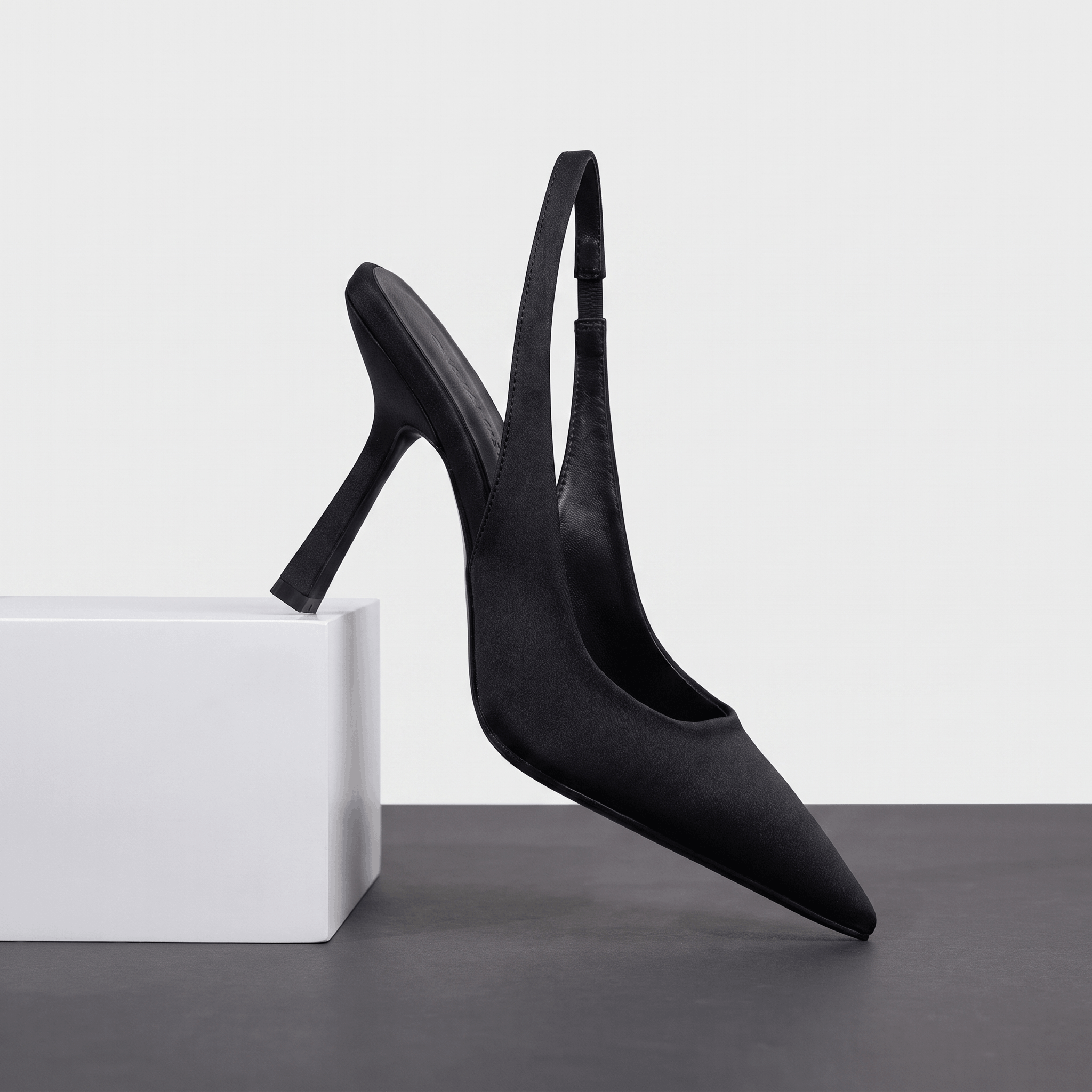 Neve Slingback Heels – Pointed-Toe Stiletto Arch-Support Pumps