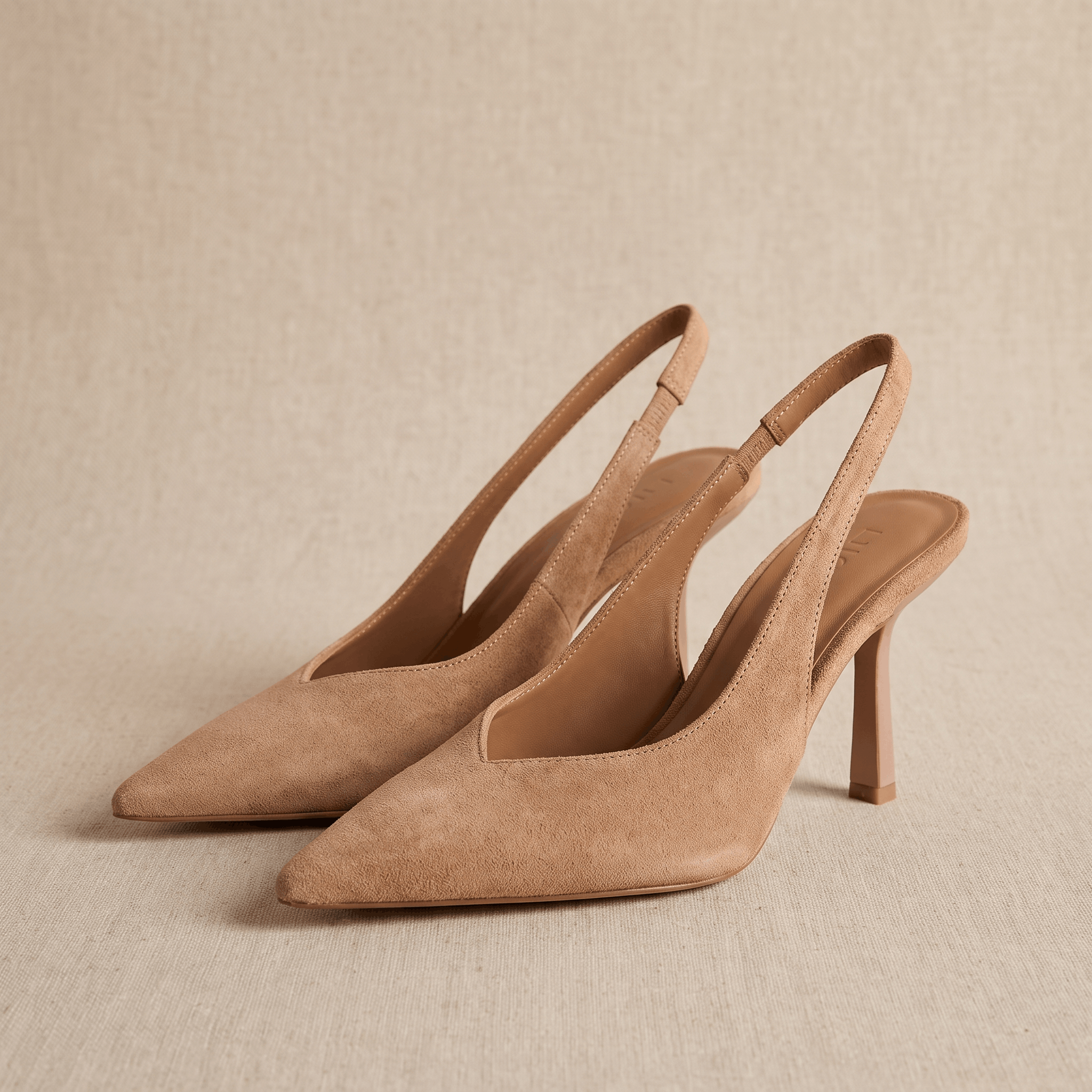 Neve Slingback Heels – Pointed-Toe Stiletto Arch-Support Pumps