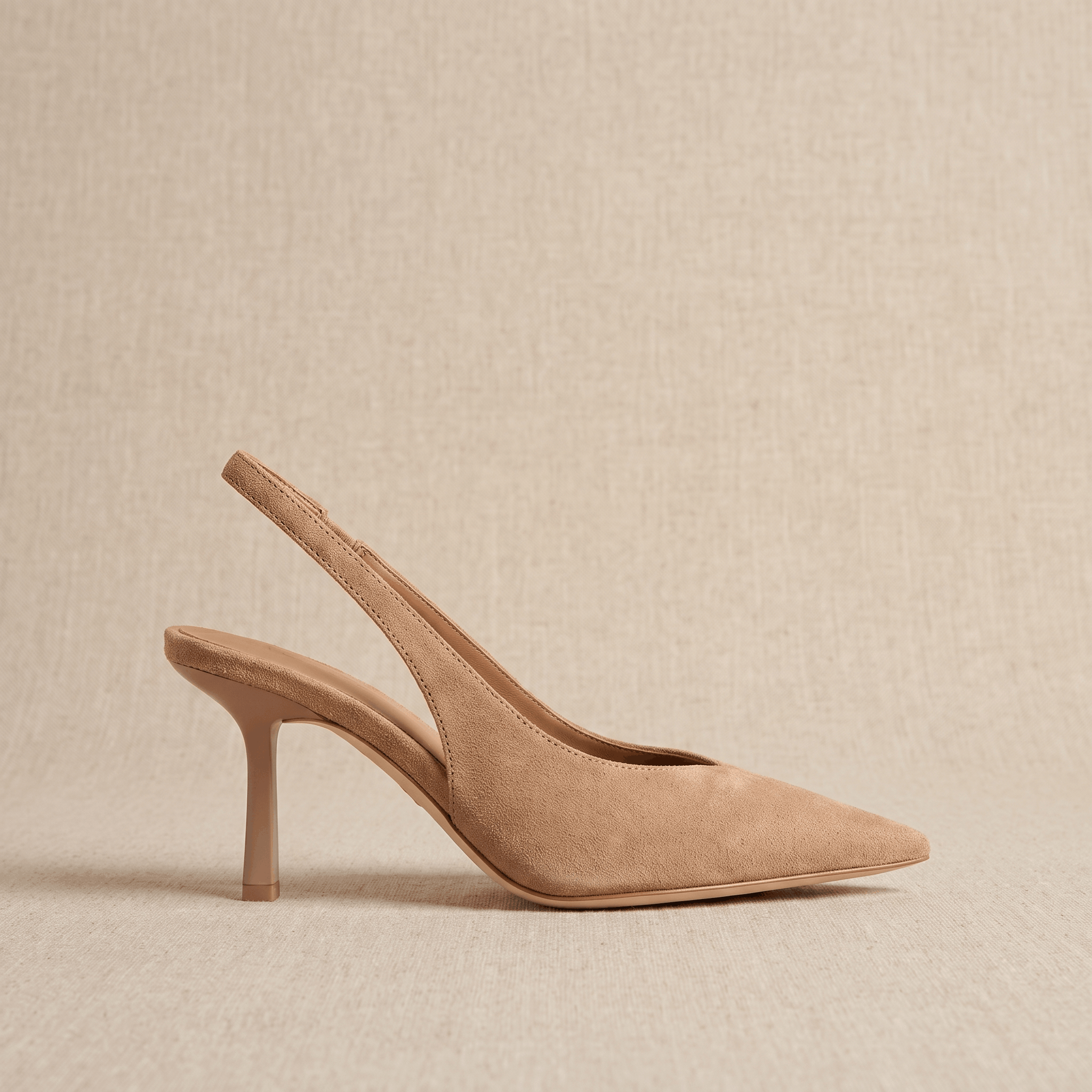 Neve Slingback Heels – Pointed-Toe Stiletto Arch-Support Pumps