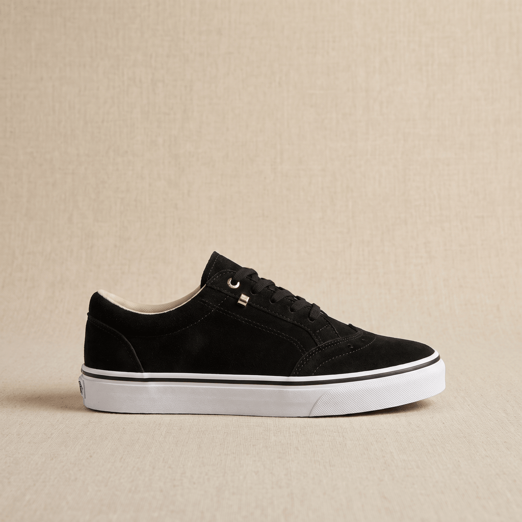 Tamara Suede Platform Sneakers – Brogue Perforated Lace-Up Casual Trainers
