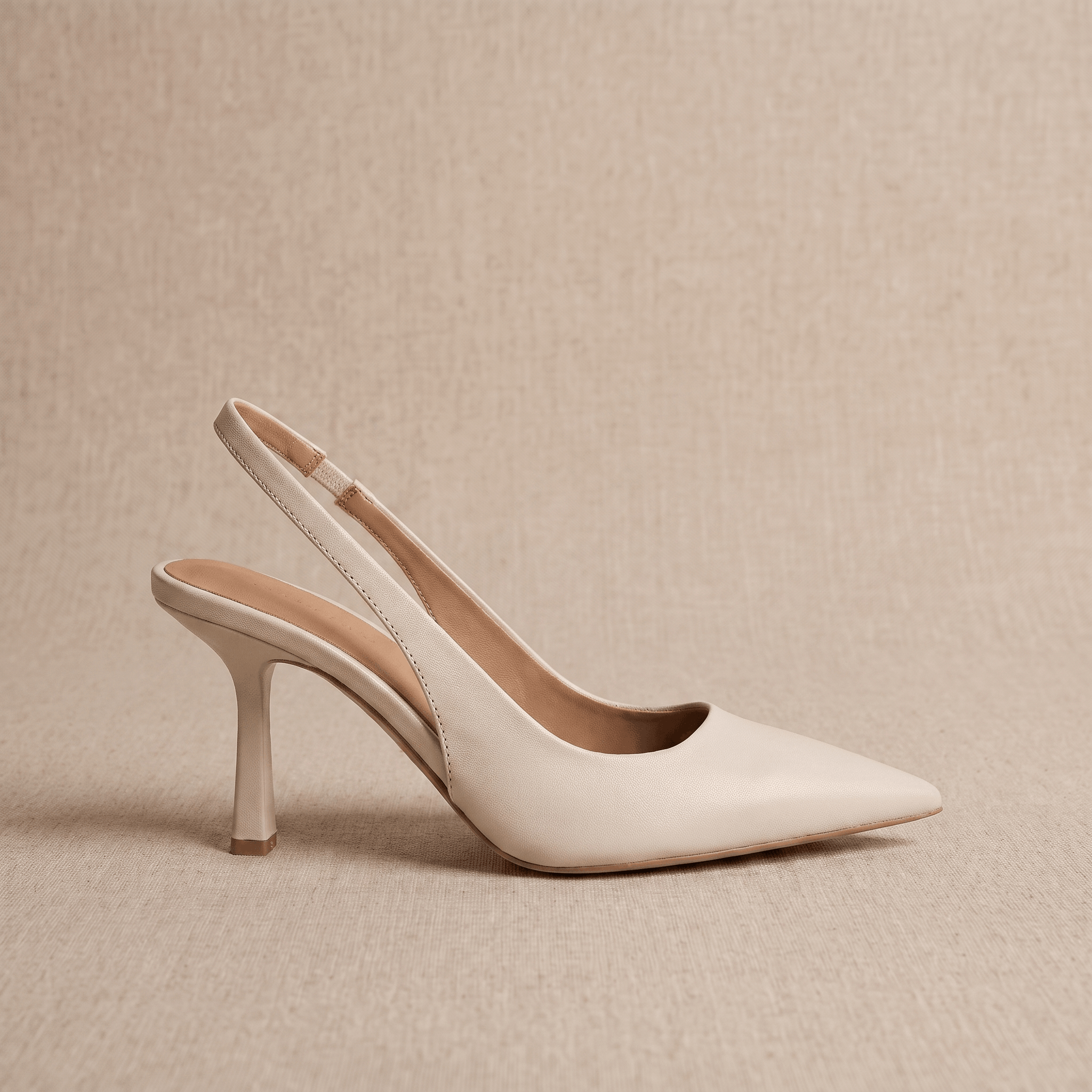 Neve Slingback Heels – Pointed-Toe Stiletto Arch-Support Pumps