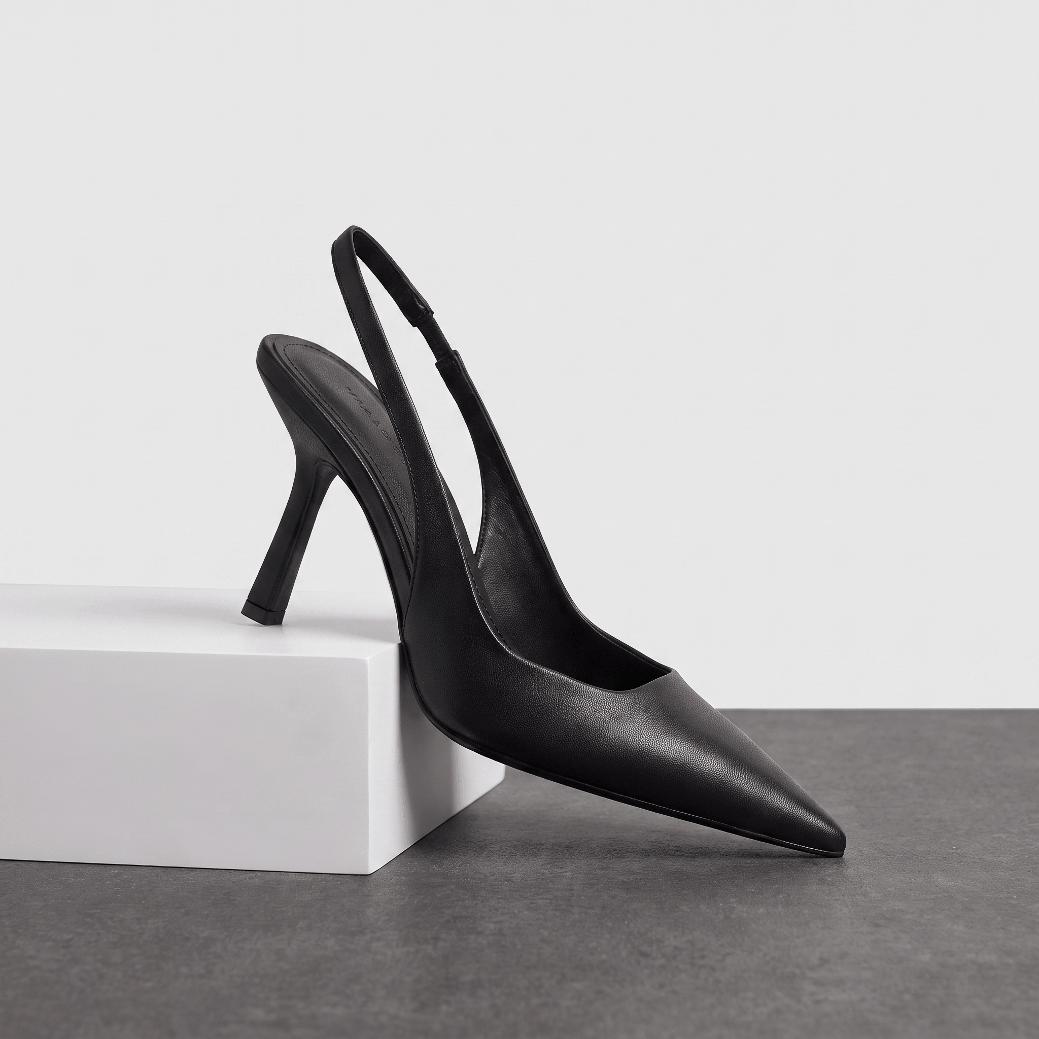 Neve Slingback Heels – Pointed-Toe Stiletto Arch-Support Pumps
