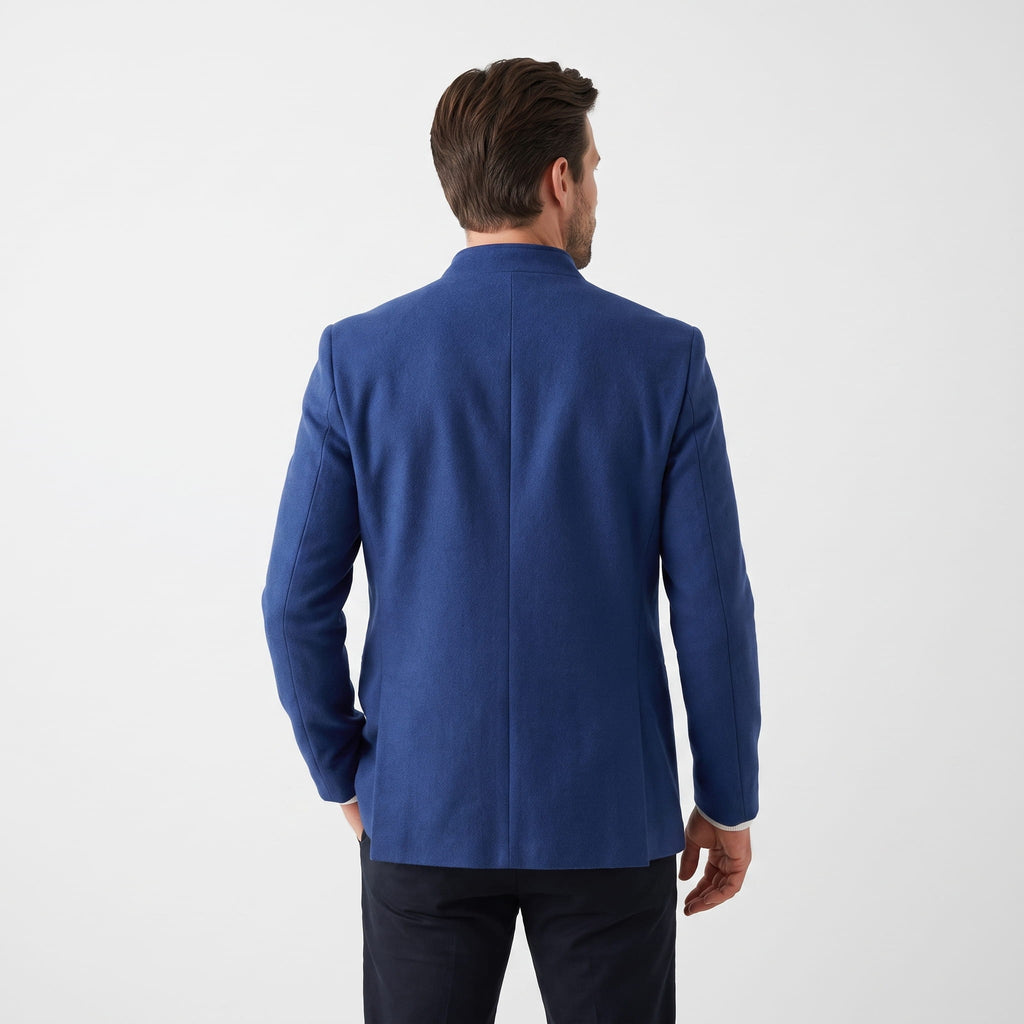 Arden Wool Blend Longline Coat – Tailored Structured Overcoat