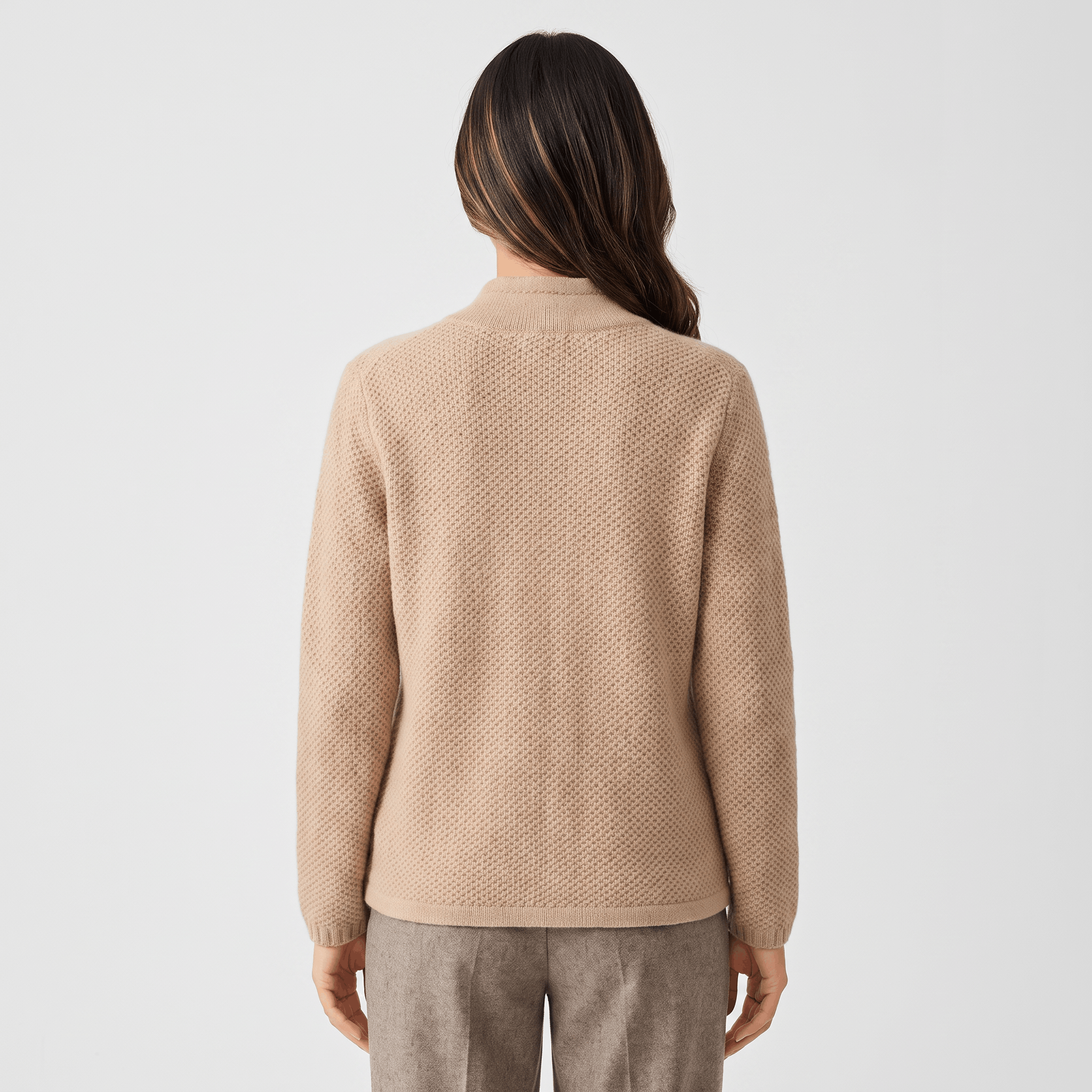 Monroe Soft Wool Cardigan – Button-Front Waffle-Textured Slim-Fit Knitwear