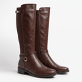 Selene Sleek-Leather Ankle Boots – Supportive Contoured Everyday Footwear