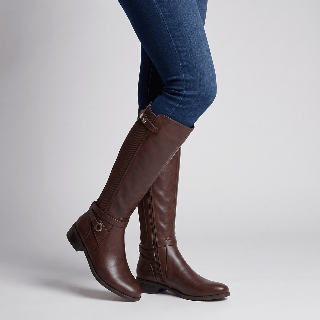Selene Sleek-Leather Ankle Boots – Supportive Contoured Everyday Footwear