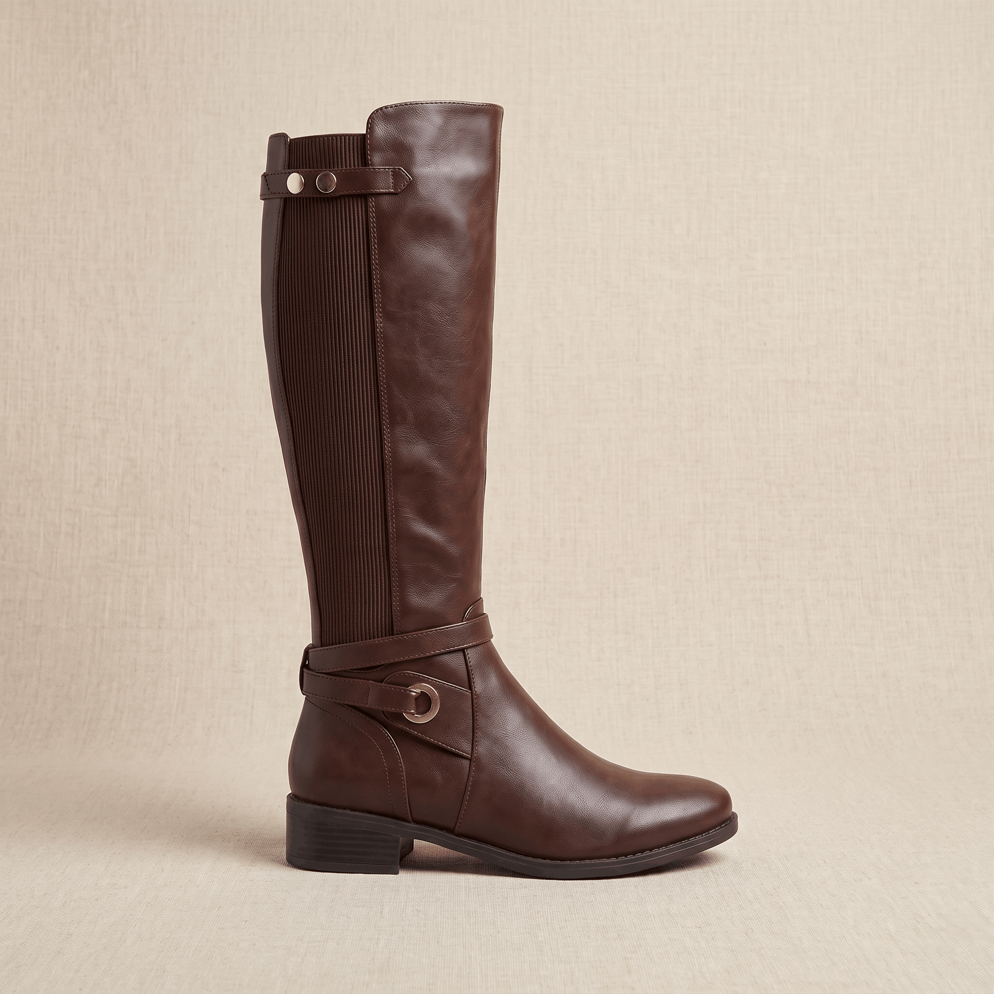 Selene Sleek-Leather Ankle Boots – Supportive Contoured Everyday Footwear
