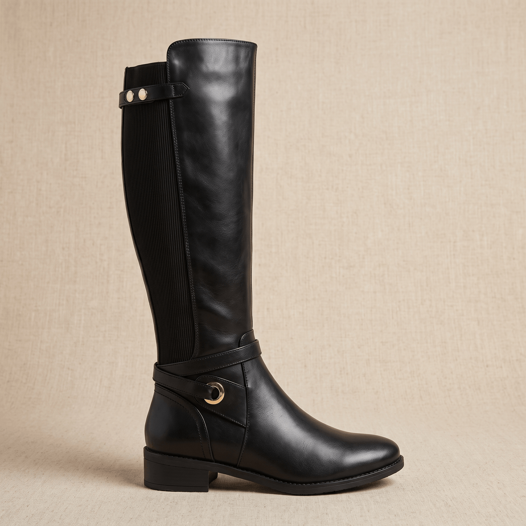 Selene Sleek-Leather Ankle Boots – Supportive Contoured Everyday Footwear
