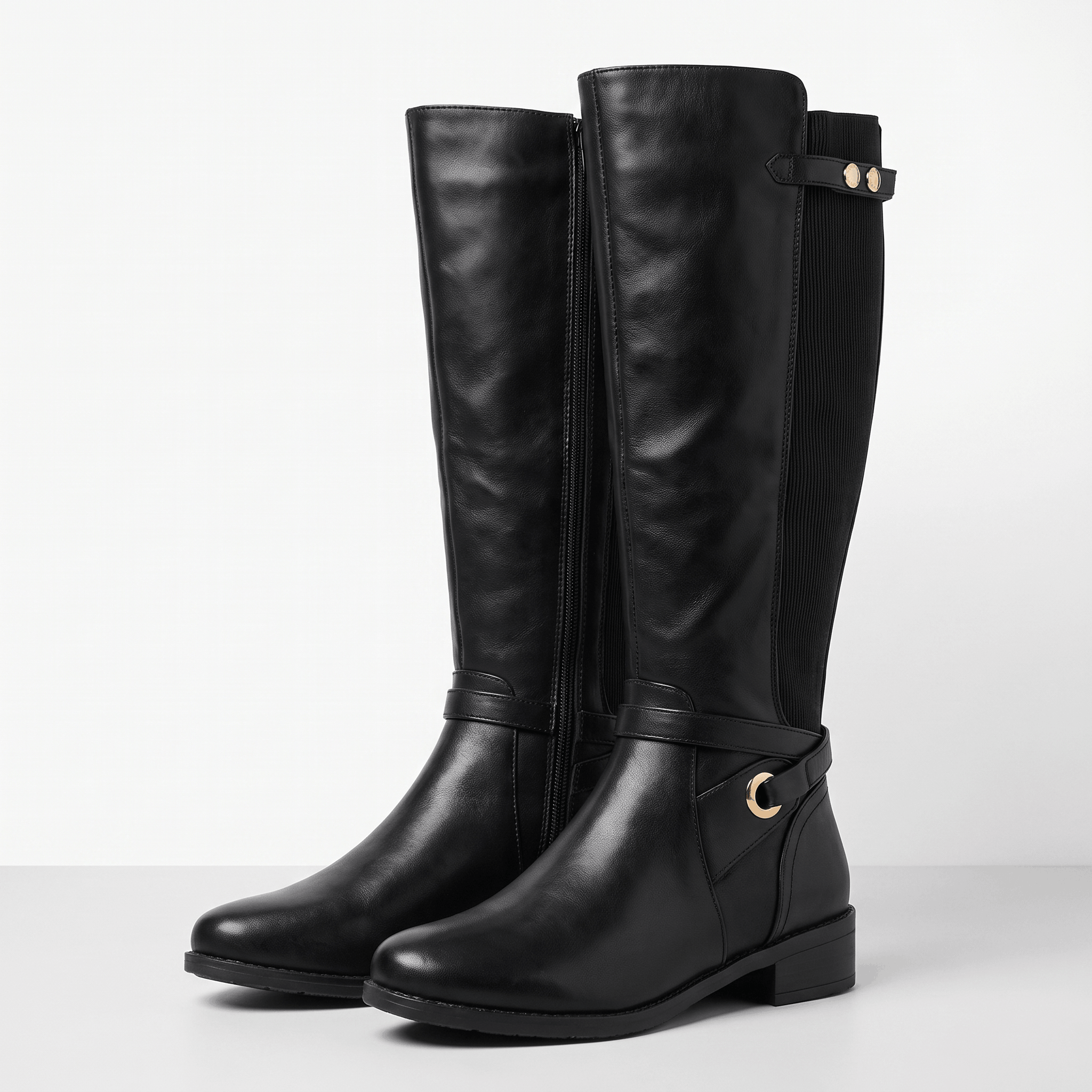 Selene Sleek-Leather Ankle Boots – Supportive Contoured Everyday Footwear