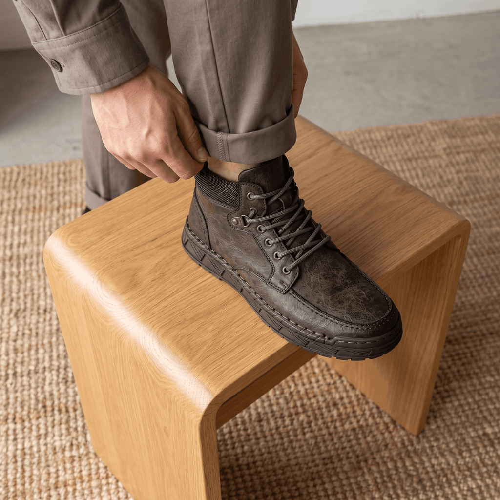 Vittorio Leather Martin Boots – Storm Welt Reinforced Work Footwear
