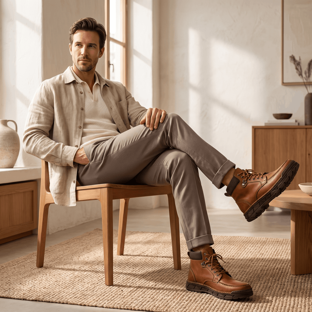 Vittorio Leather Martin Boots – Storm Welt Reinforced Work Footwear