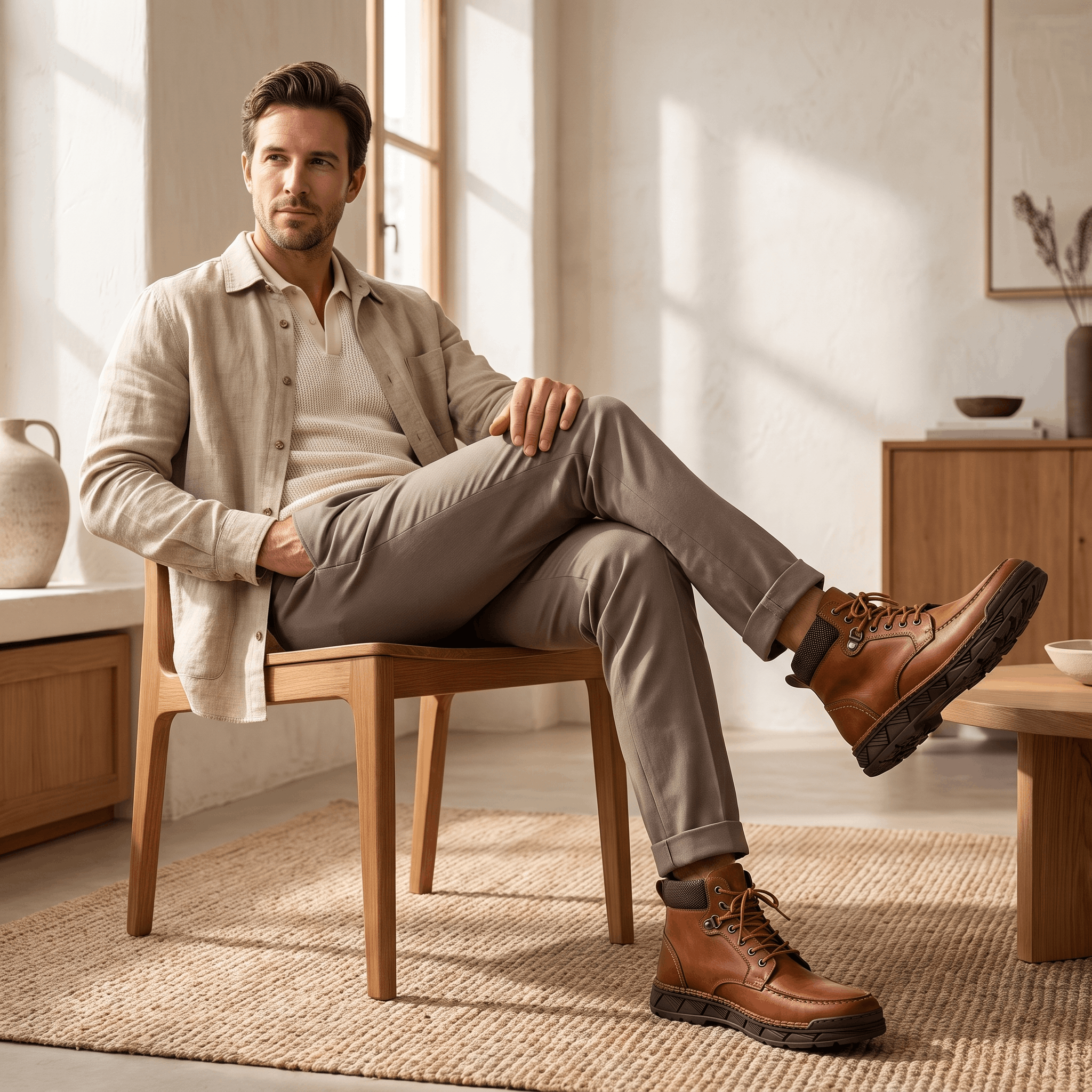 Vittorio Leather Martin Boots – Storm Welt Reinforced Work Footwear