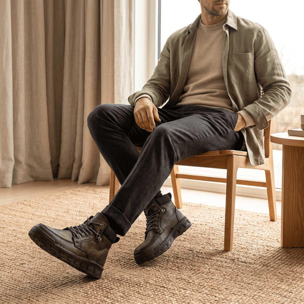 Vittorio Leather Martin Boots – Storm Welt Reinforced Work Footwear