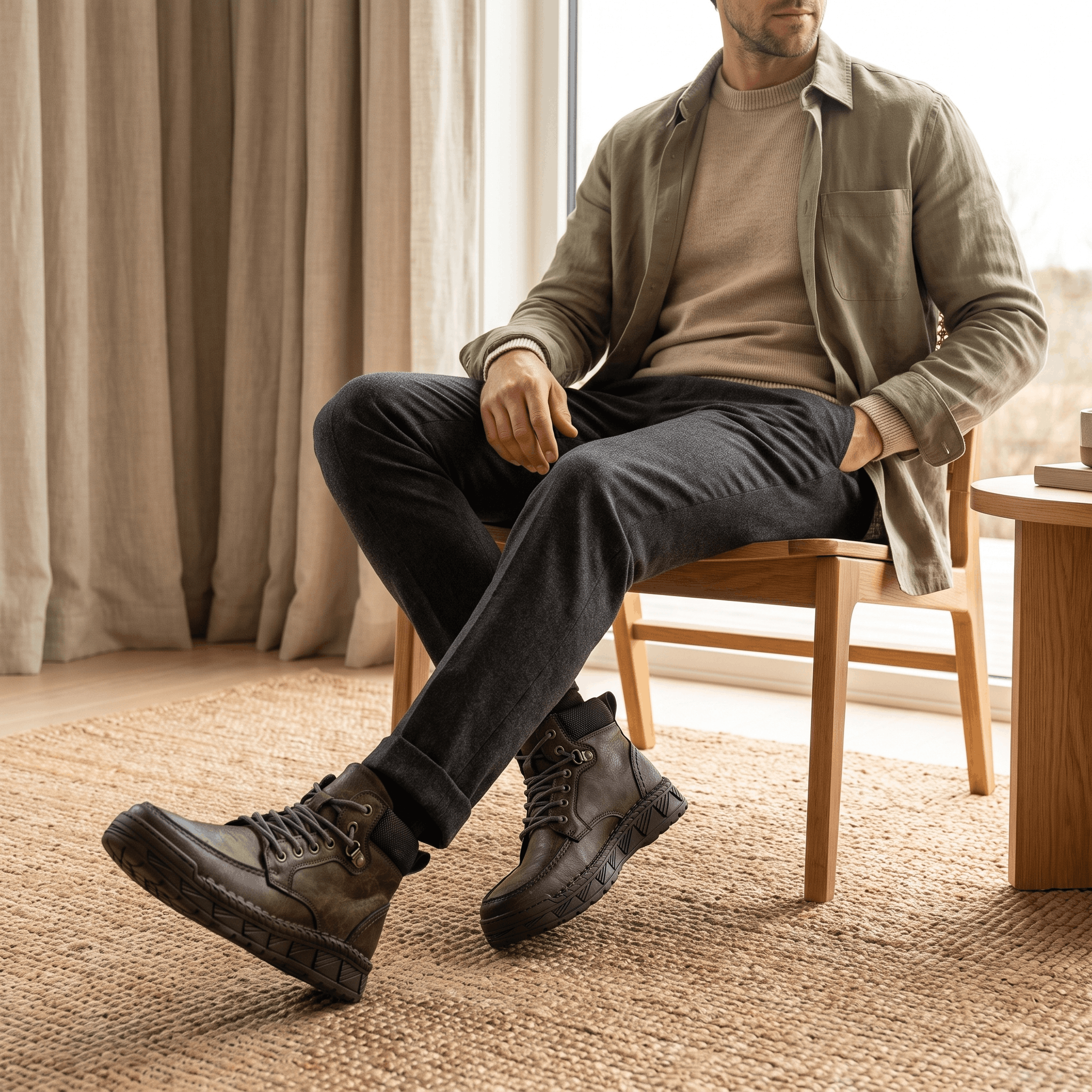 Vittorio Leather Martin Boots – Storm Welt Reinforced Work Footwear