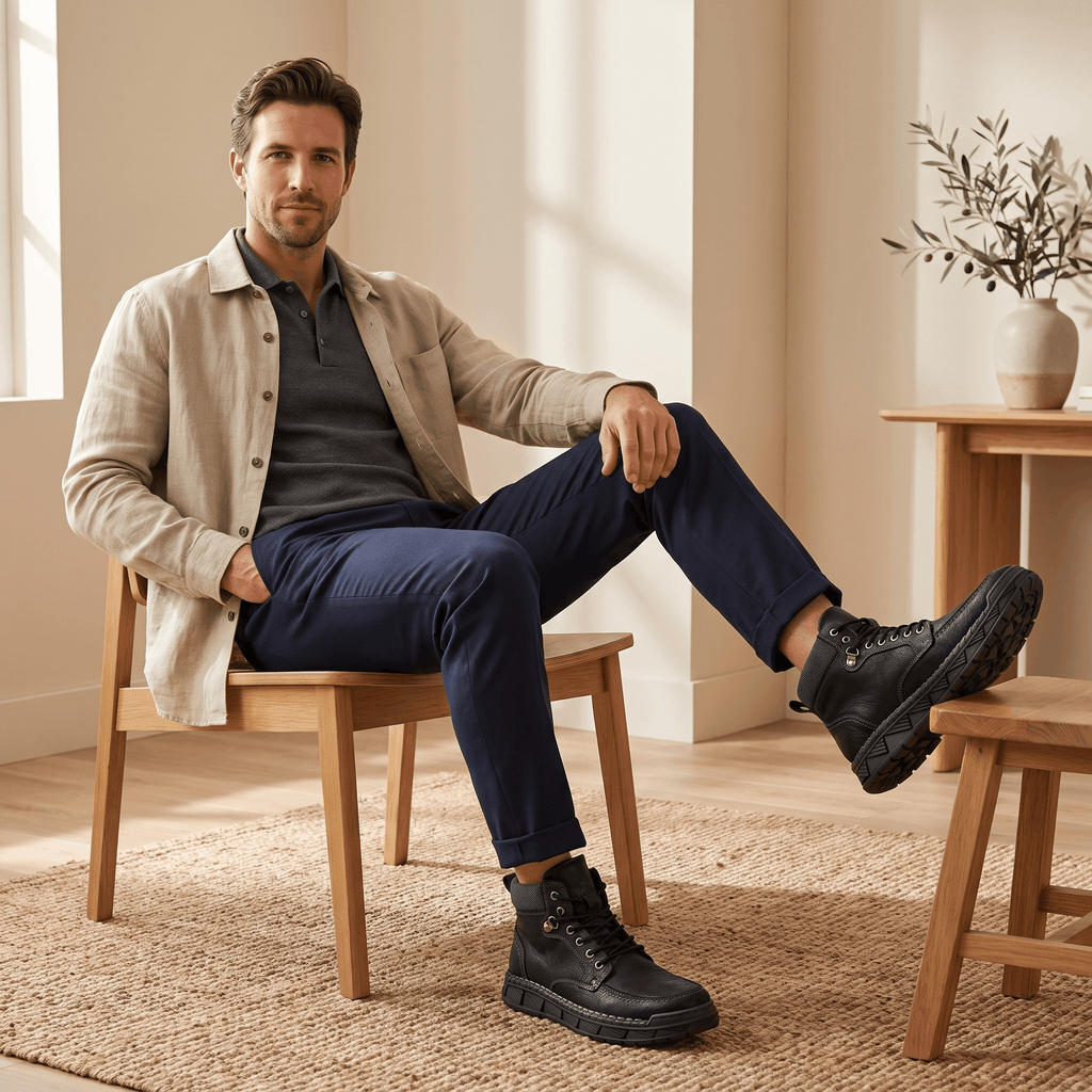 Vittorio Leather Martin Boots – Storm Welt Reinforced Work Footwear