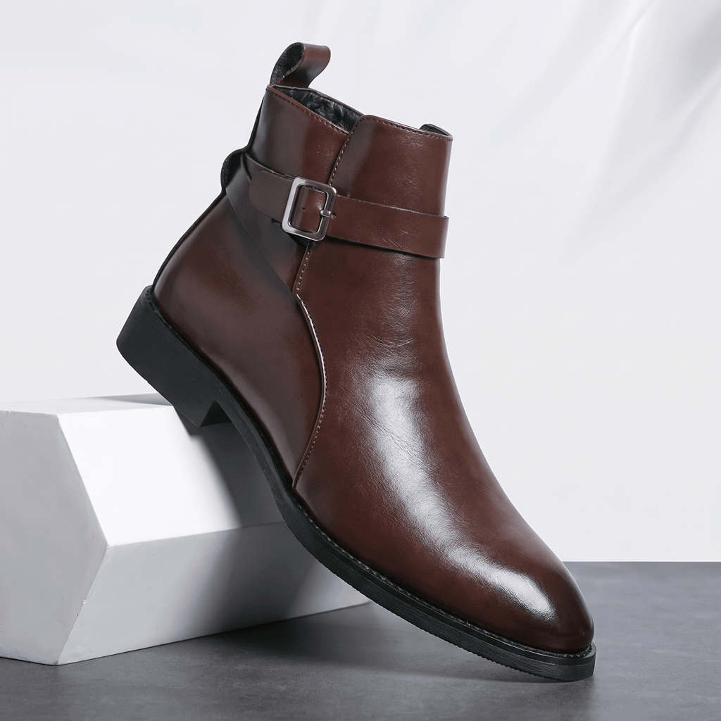 Marco Leather Chelsea Boots – Side-Zip Classic Everyday Footwear