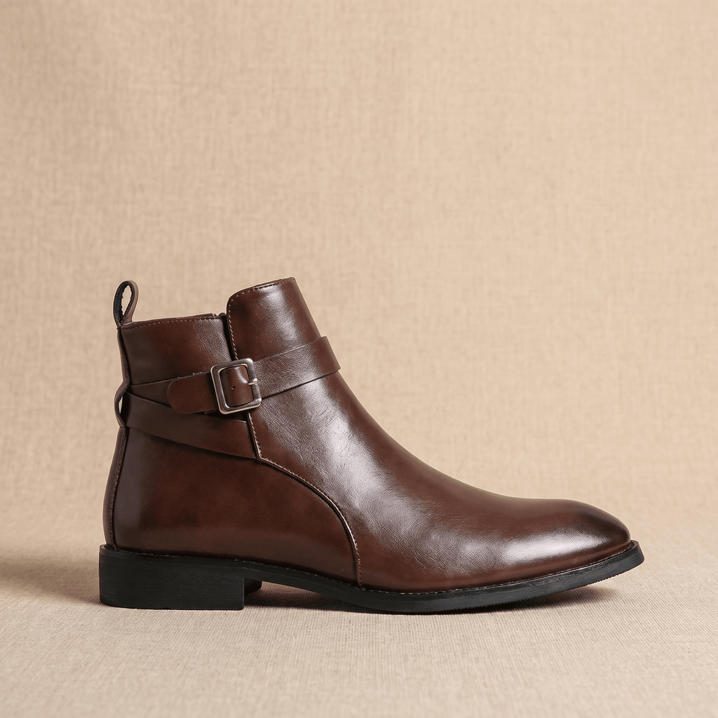 Marco Leather Chelsea Boots – Side-Zip Classic Everyday Footwear