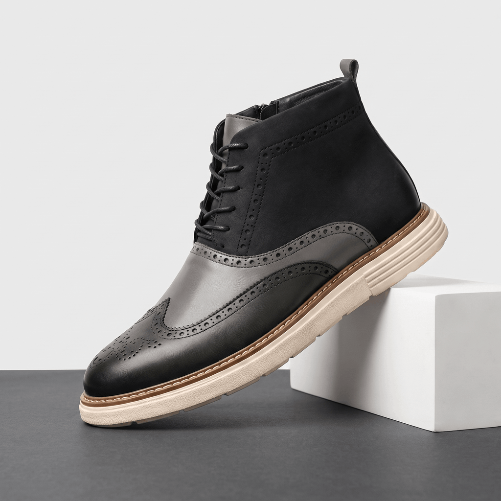 Ciro Leather Boots – Rugged Lace-Up Everyday Footwear