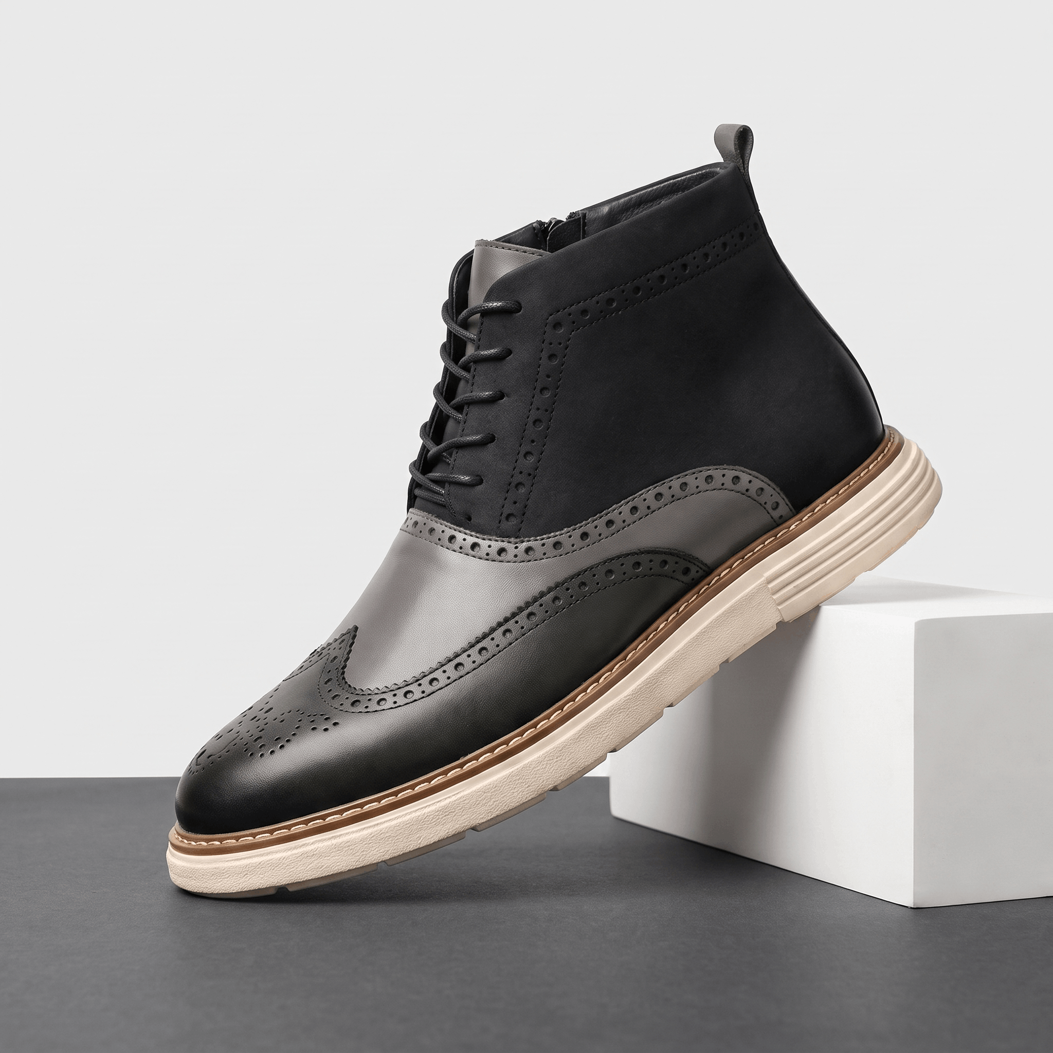 Ciro Leather Boots – Rugged Lace-Up Everyday Footwear