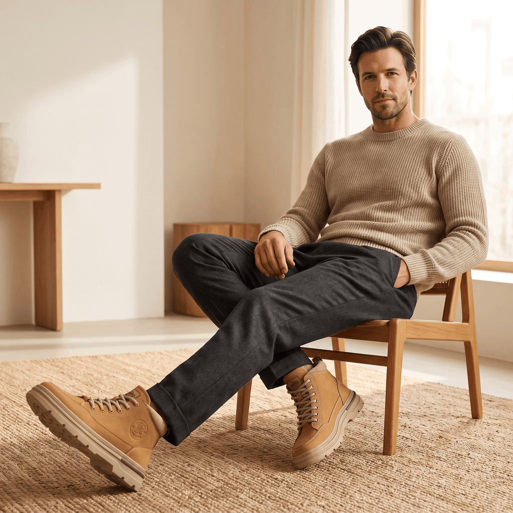 Mauro Suede Winter Boots – Lined Rugged Cold-Weather Footwear
