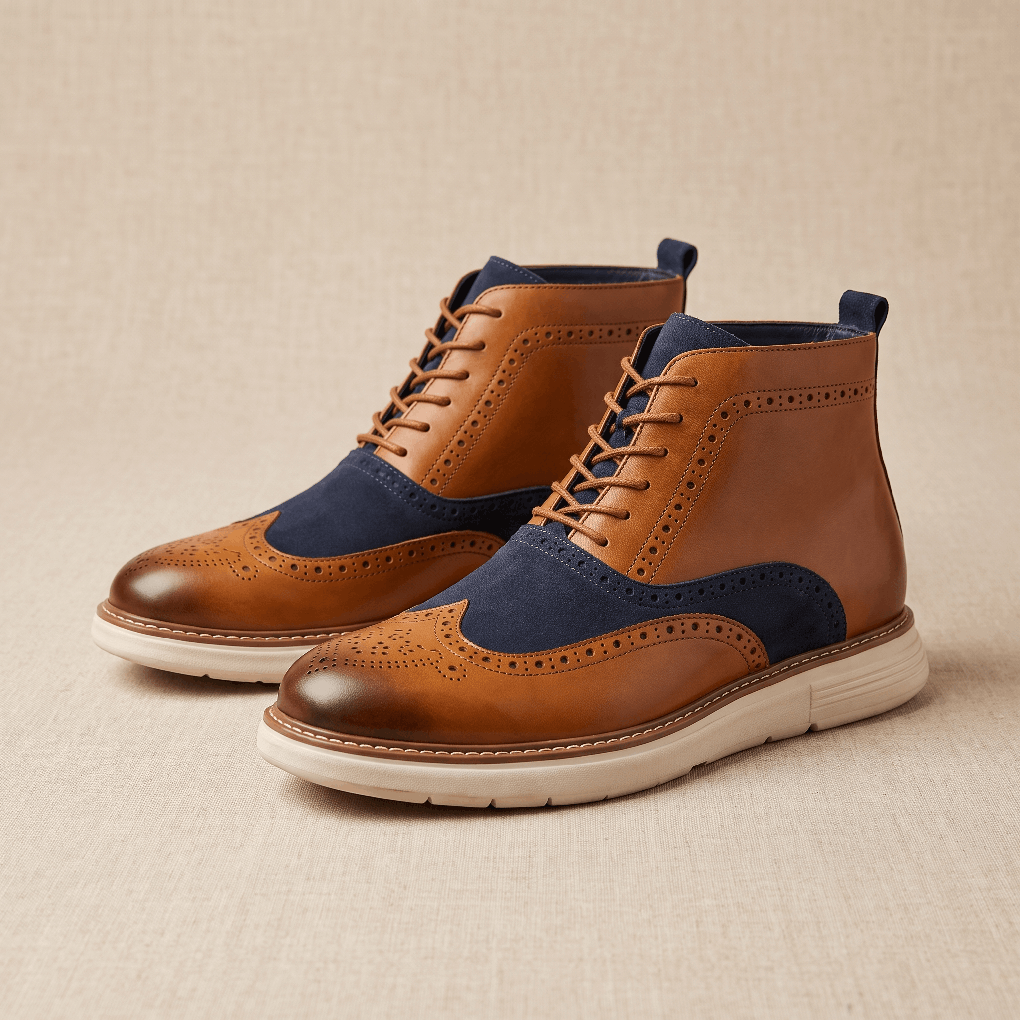 Ciro Leather Boots – Rugged Lace-Up Everyday Footwear