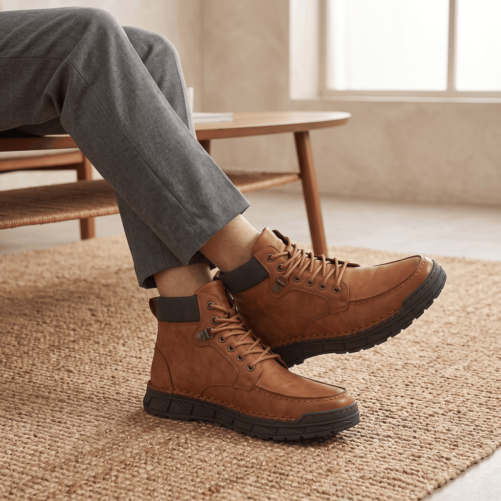 Vittorio Leather Martin Boots – Storm Welt Reinforced Work Footwear