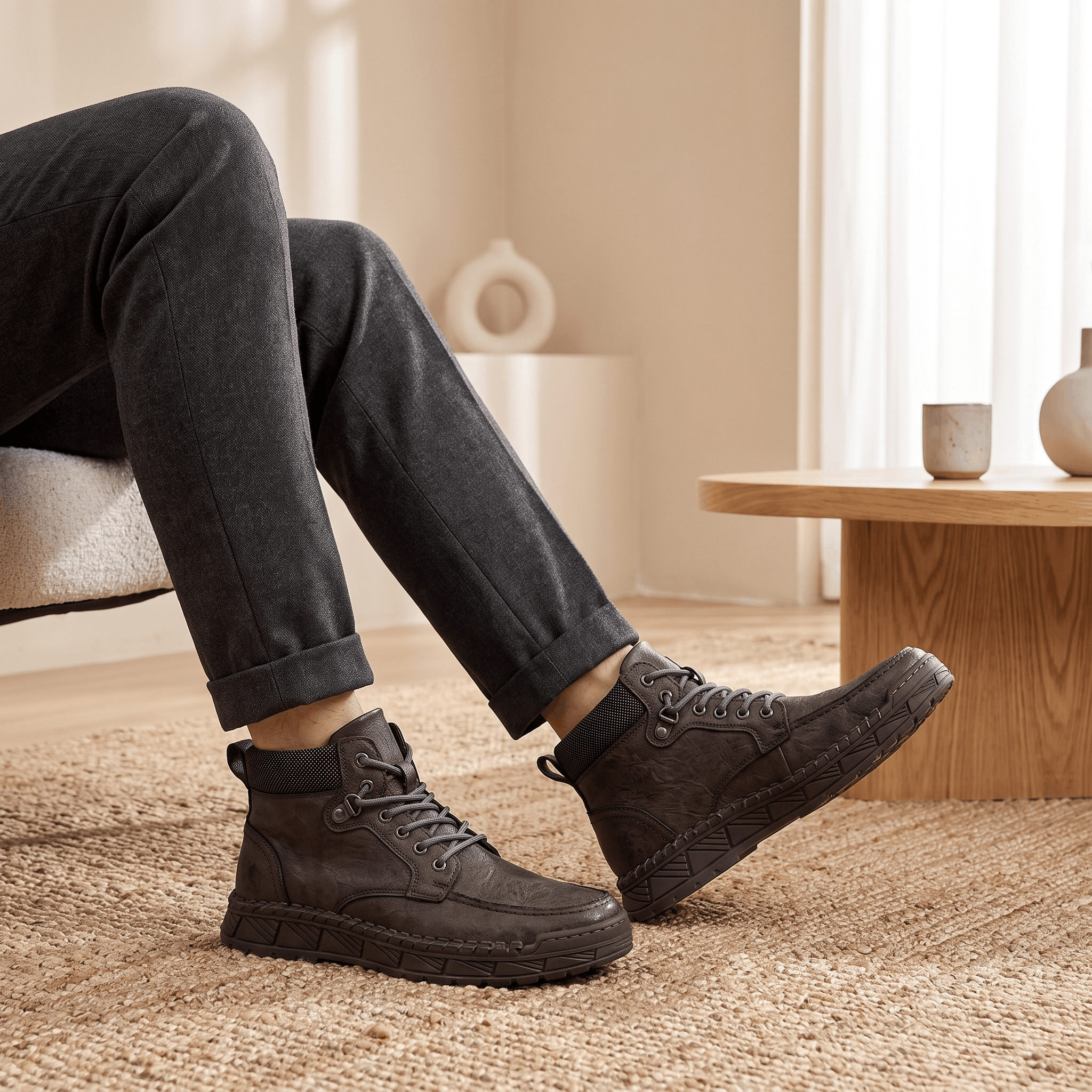 Vittorio Leather Martin Boots – Storm Welt Reinforced Work Footwear