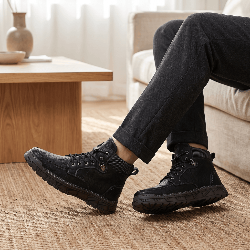 Vittorio Leather Martin Boots – Storm Welt Reinforced Work Footwear