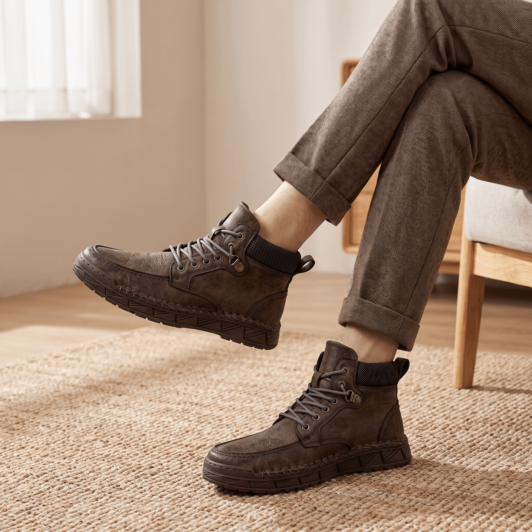 Vittorio Leather Martin Boots – Storm Welt Reinforced Work Footwear