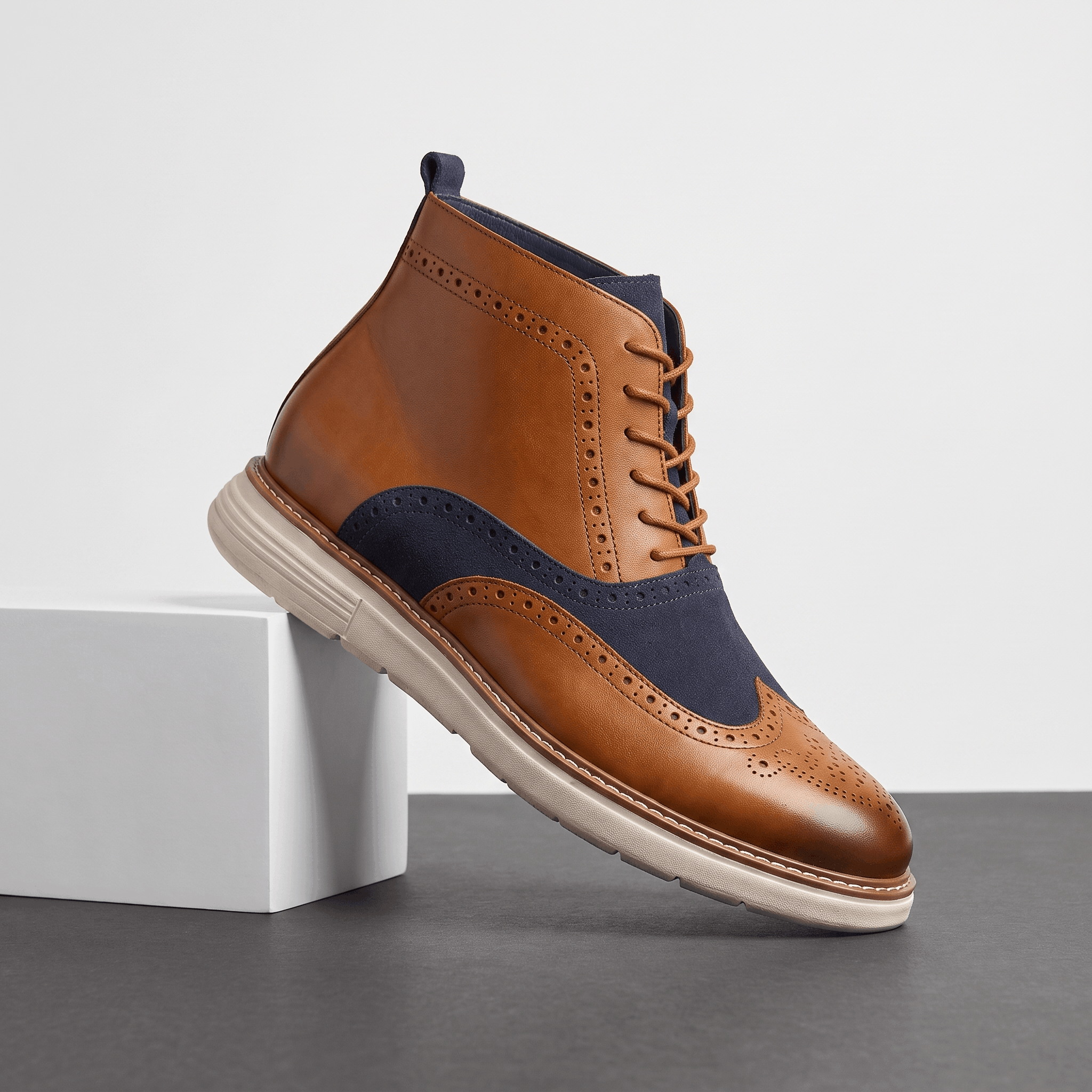 Ciro Leather Boots – Rugged Lace-Up Everyday Footwear