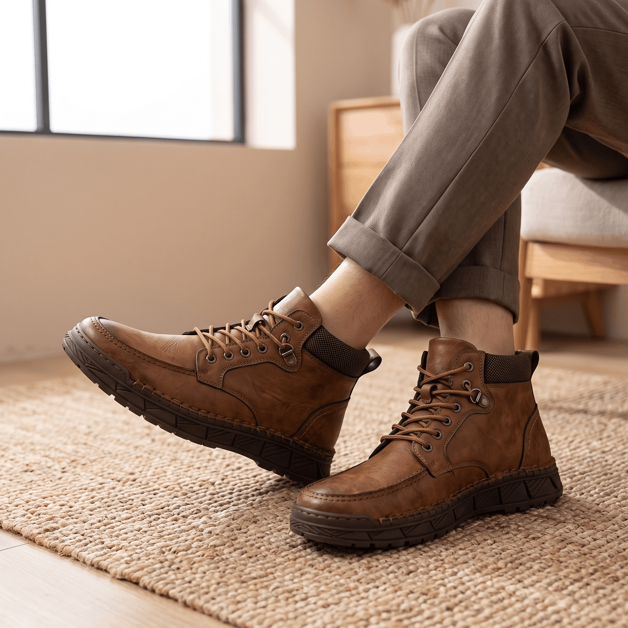 Vittorio Leather Martin Boots – Storm Welt Reinforced Work Footwear