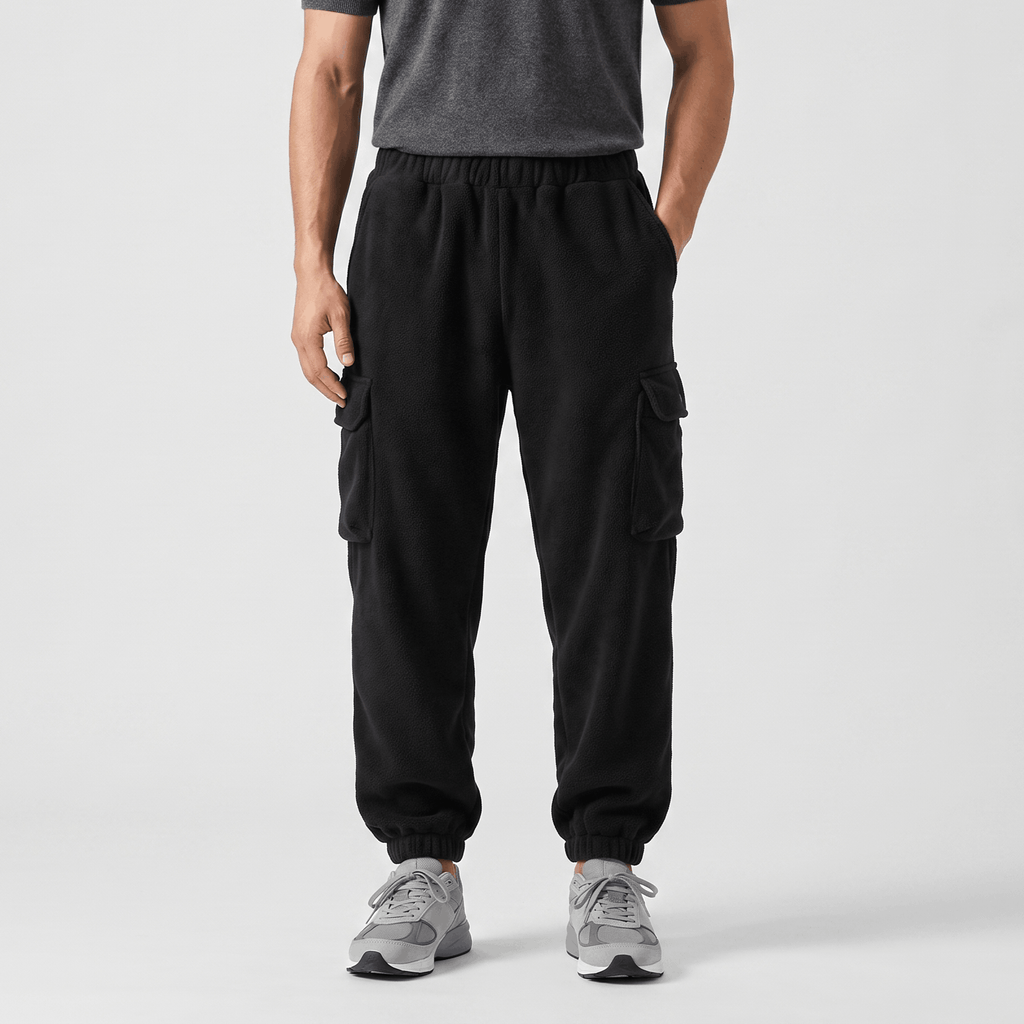 Rowan Fleece Joggers – Relaxed Elastic-Waist Lounge Pants