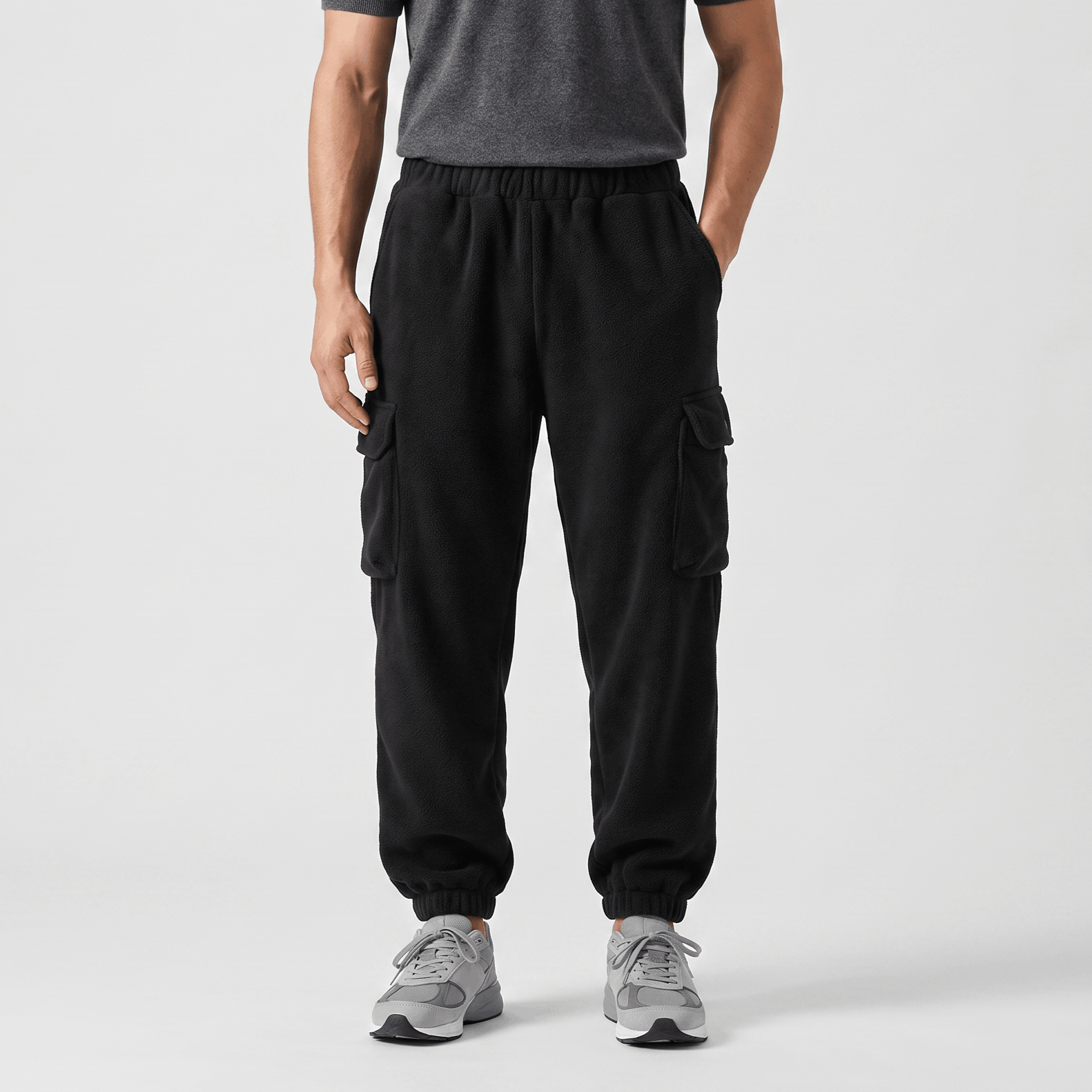 Rowan Fleece Joggers – Relaxed Elastic-Waist Lounge Pants